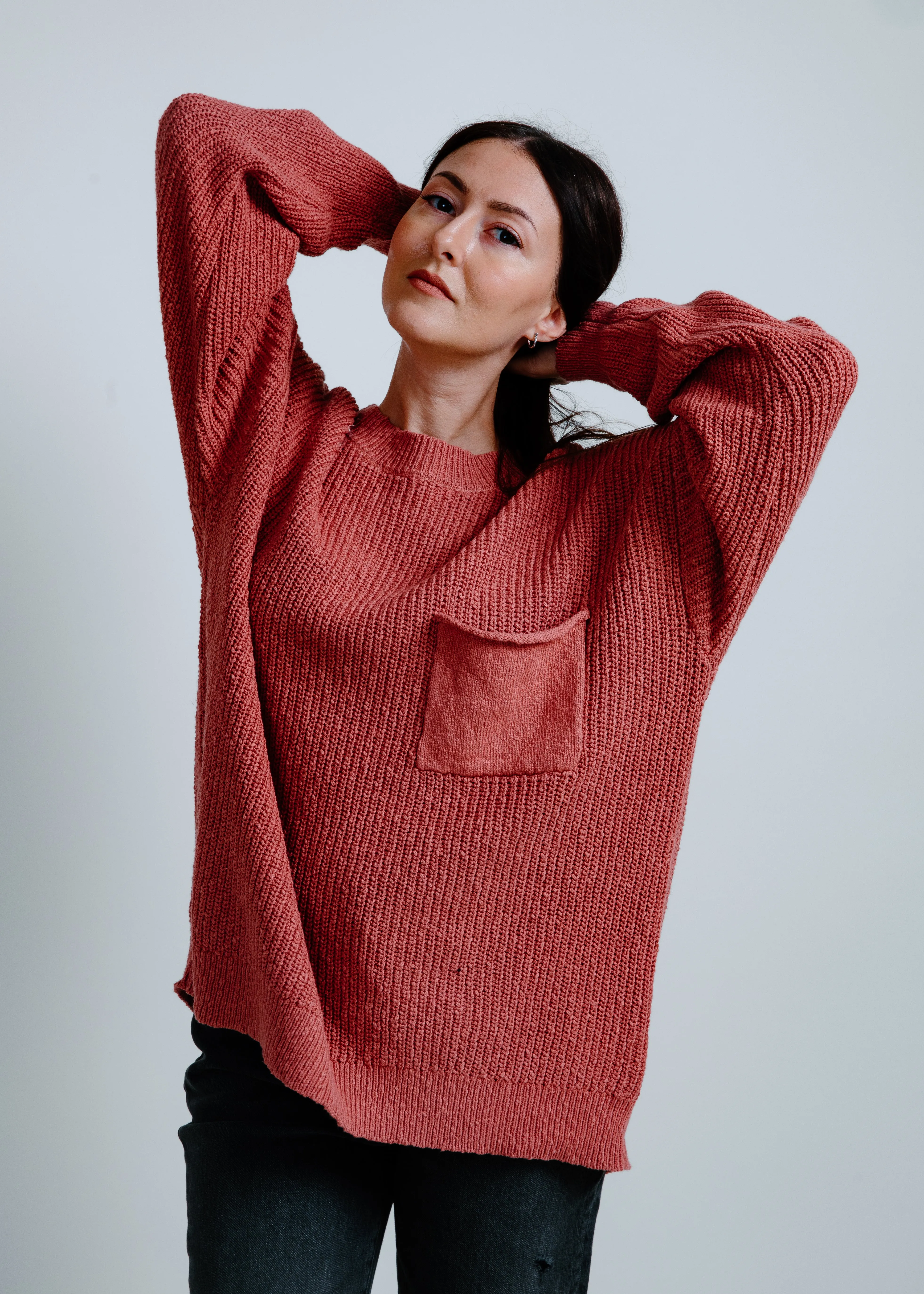 Kaitlyn Knit Sweater - Rose sold by Vinnie Louise product image thumbnail 5