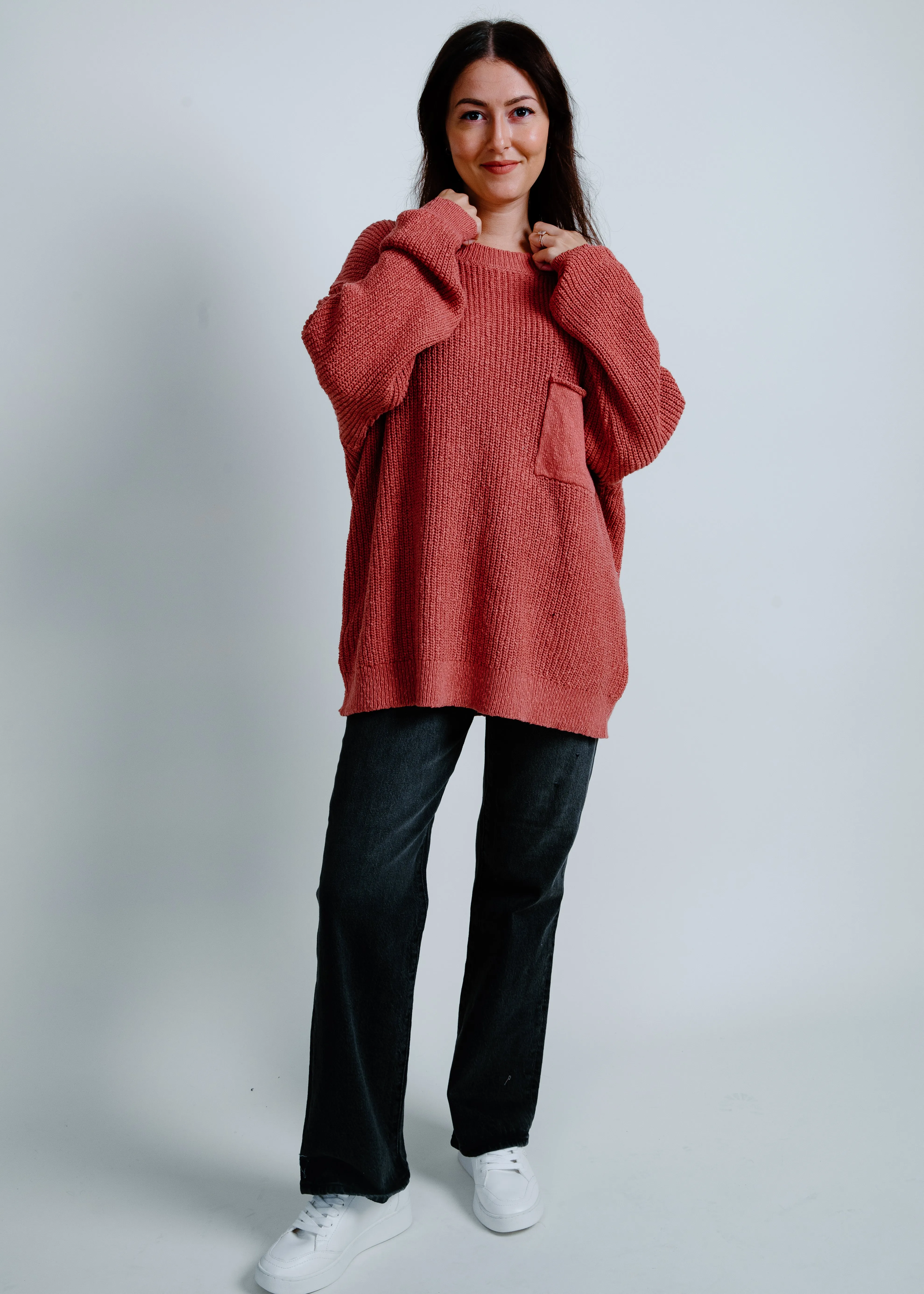 Kaitlyn Knit Sweater - Rose sold by Vinnie Louise product image thumbnail 4