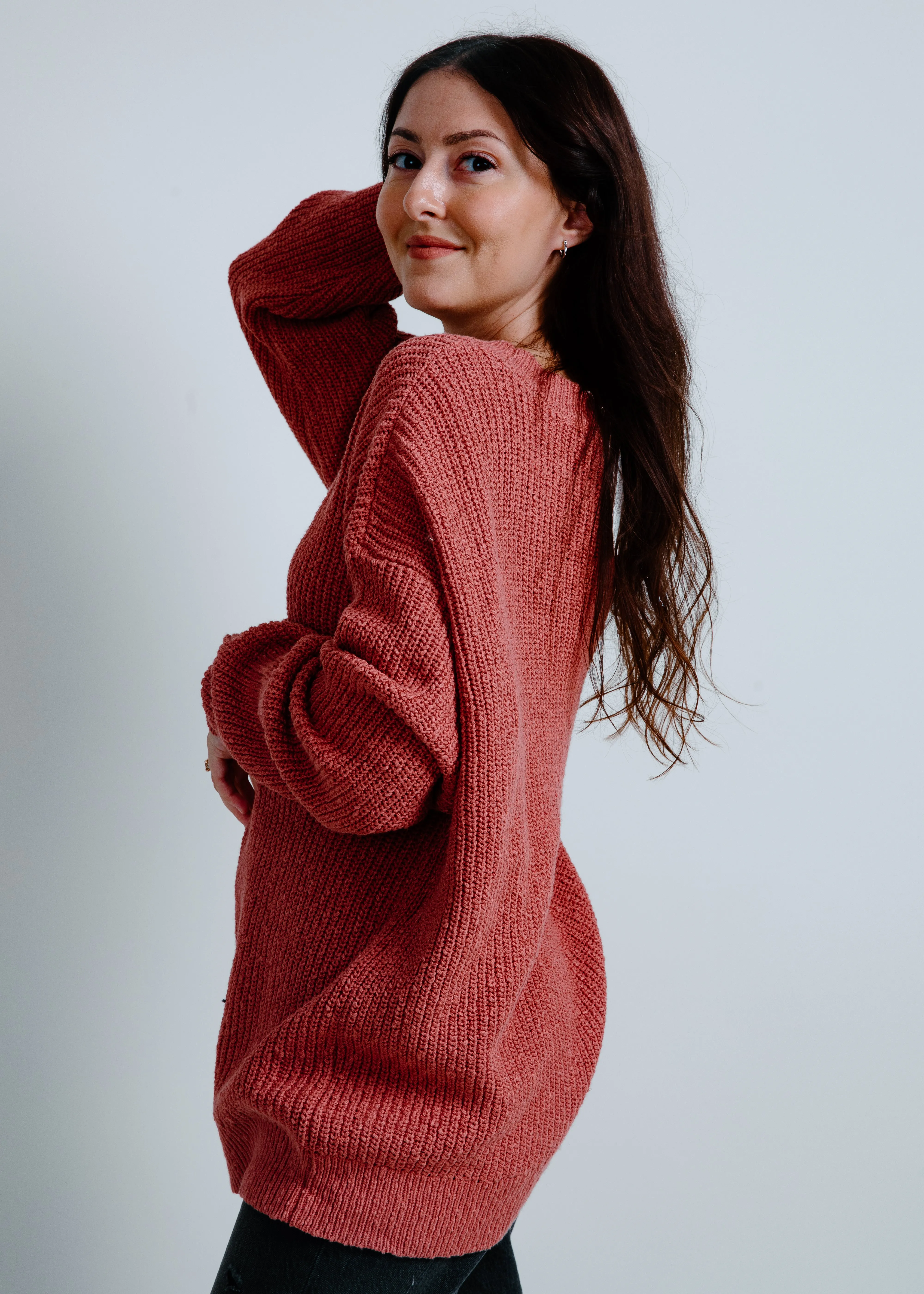 Kaitlyn Knit Sweater - Rose sold by Vinnie Louise product image thumbnail 2