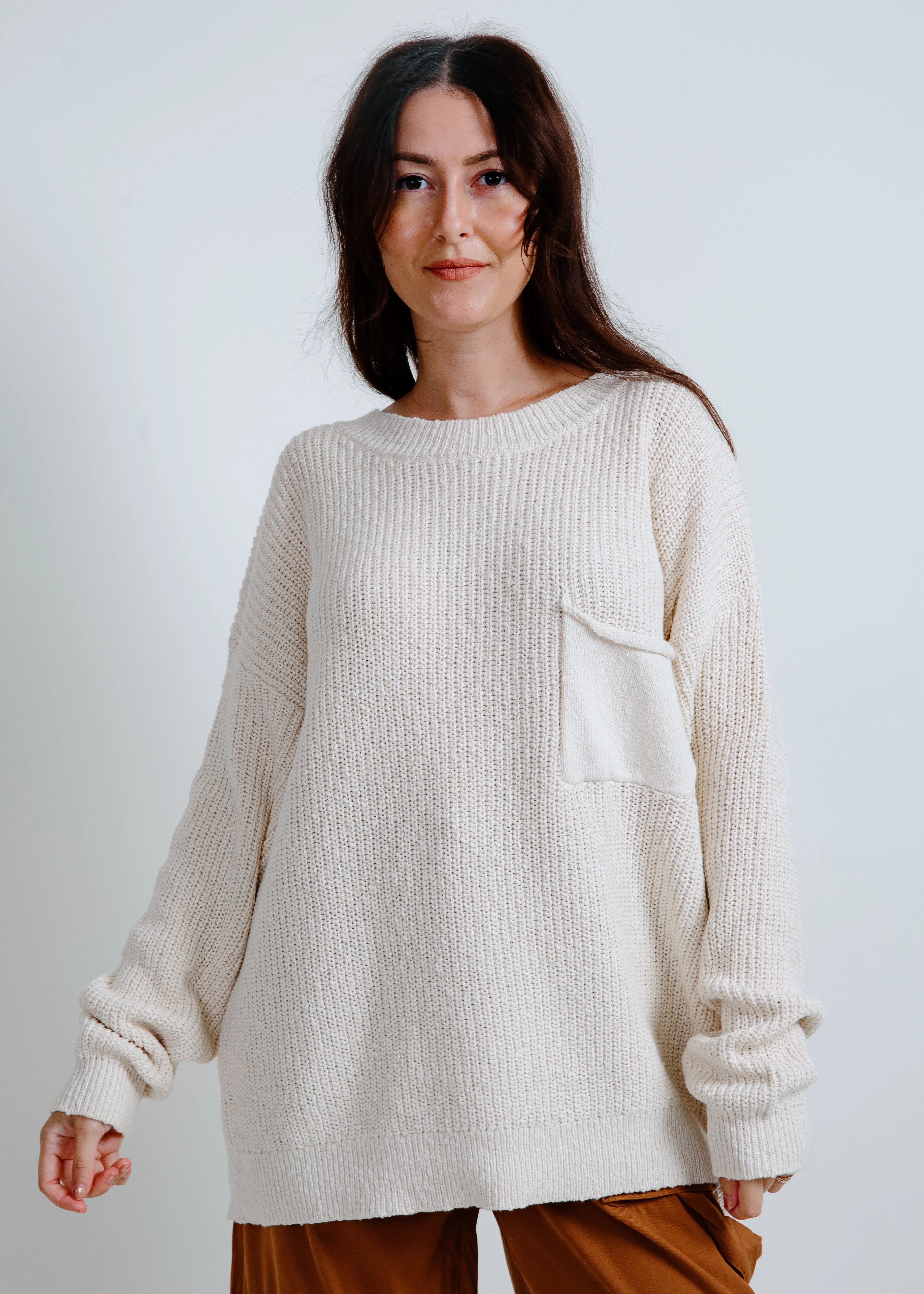Kaitlyn Knit Sweater - Natural sold by Vinnie Louise product image thumbnail 4