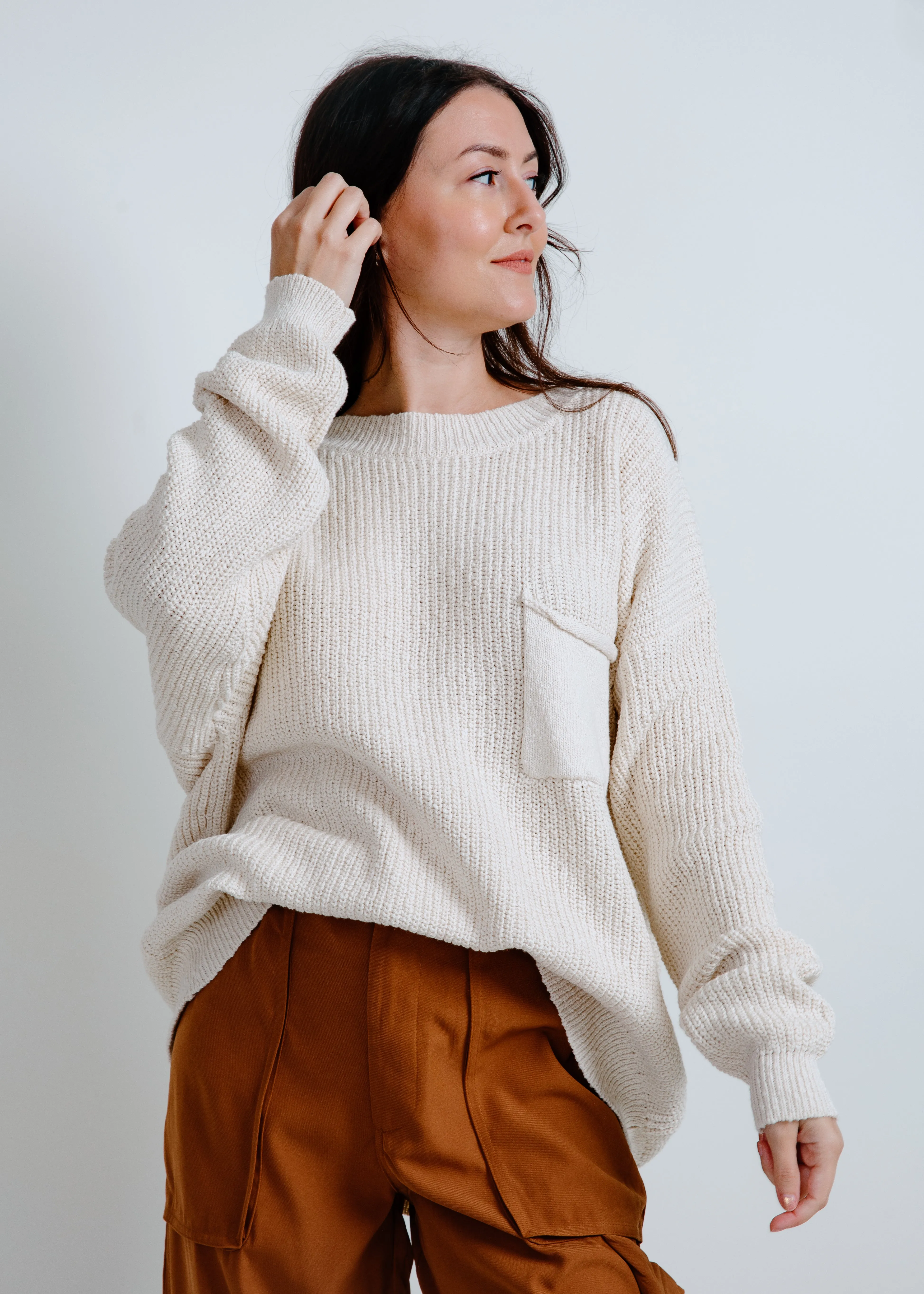 Kaitlyn Knit Sweater - Natural sold by Vinnie Louise product image thumbnail 5
