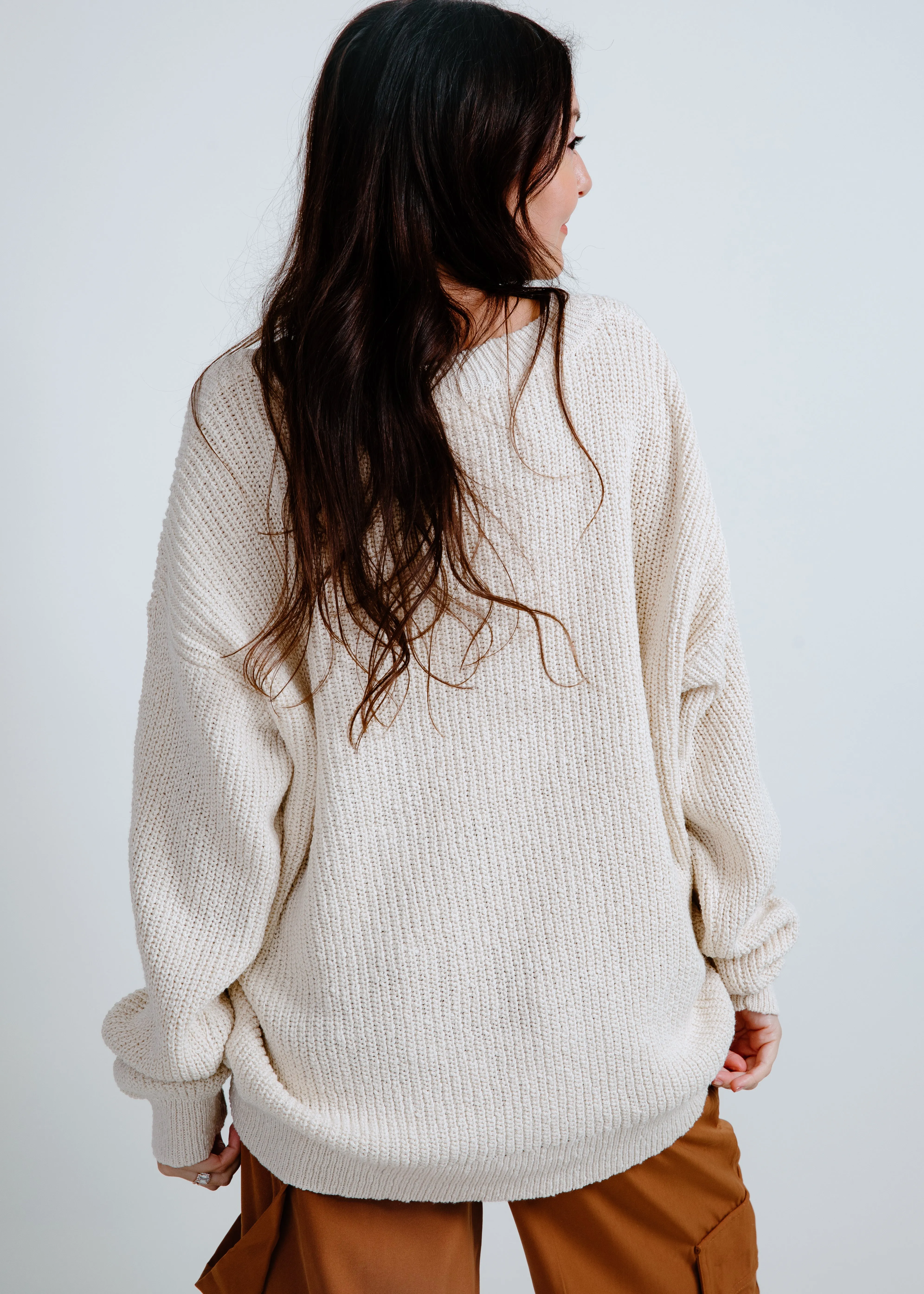 Kaitlyn Knit Sweater - Natural sold by Vinnie Louise product image thumbnail 3