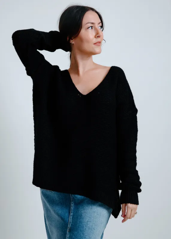 Kelly Knit Sweater - Black sold by Vinnie Louise