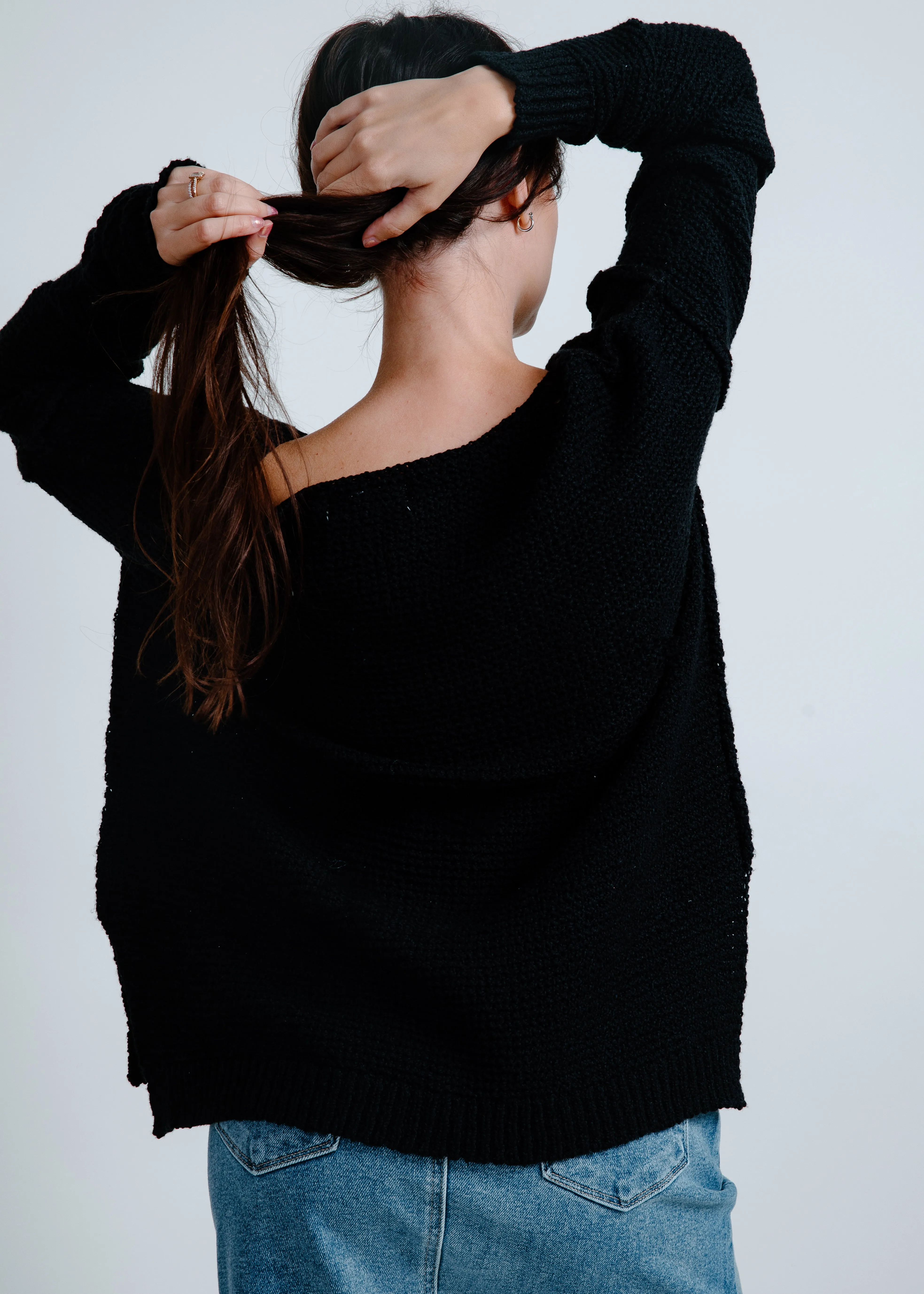 Kelly Knit Sweater - Black sold by Vinnie Louise product image thumbnail 3