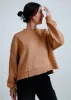 Kelsey Ribbed Sweater - Camel sold by Vinnie Louise