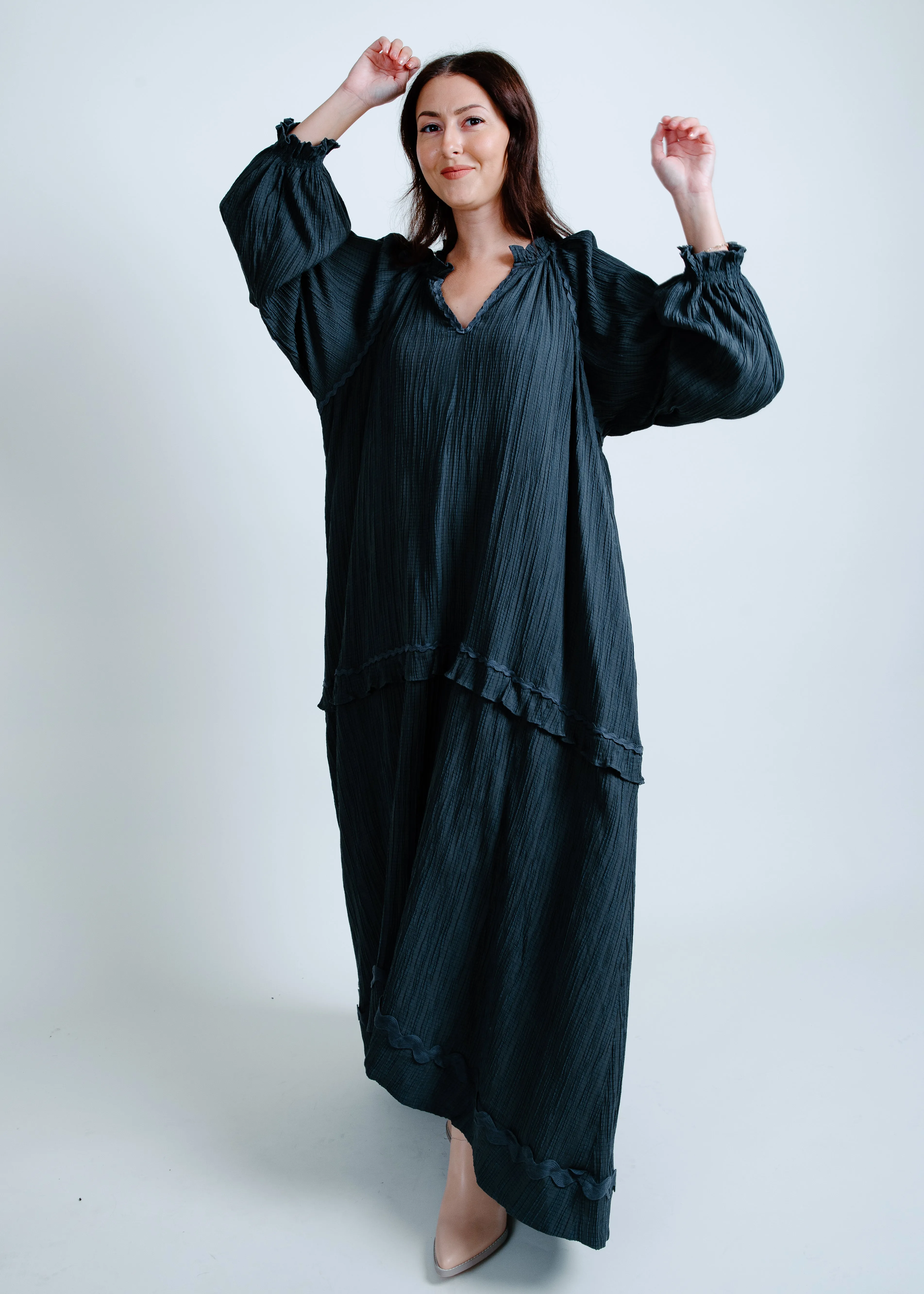 Olivia Midi Dress - Charcoal sold by Vinnie Louise product image thumbnail 5