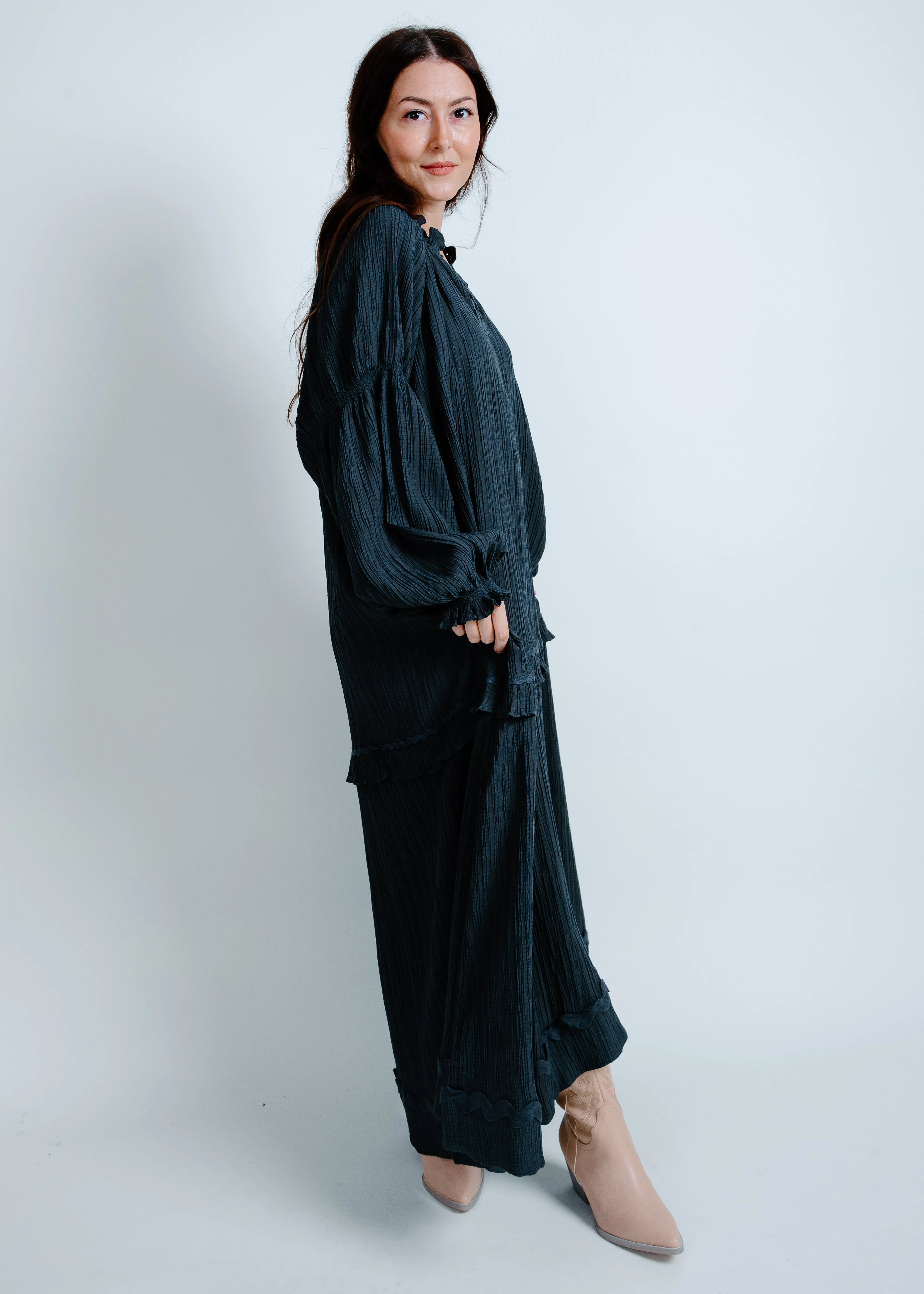 Olivia Midi Dress - Charcoal sold by Vinnie Louise product image thumbnail 4