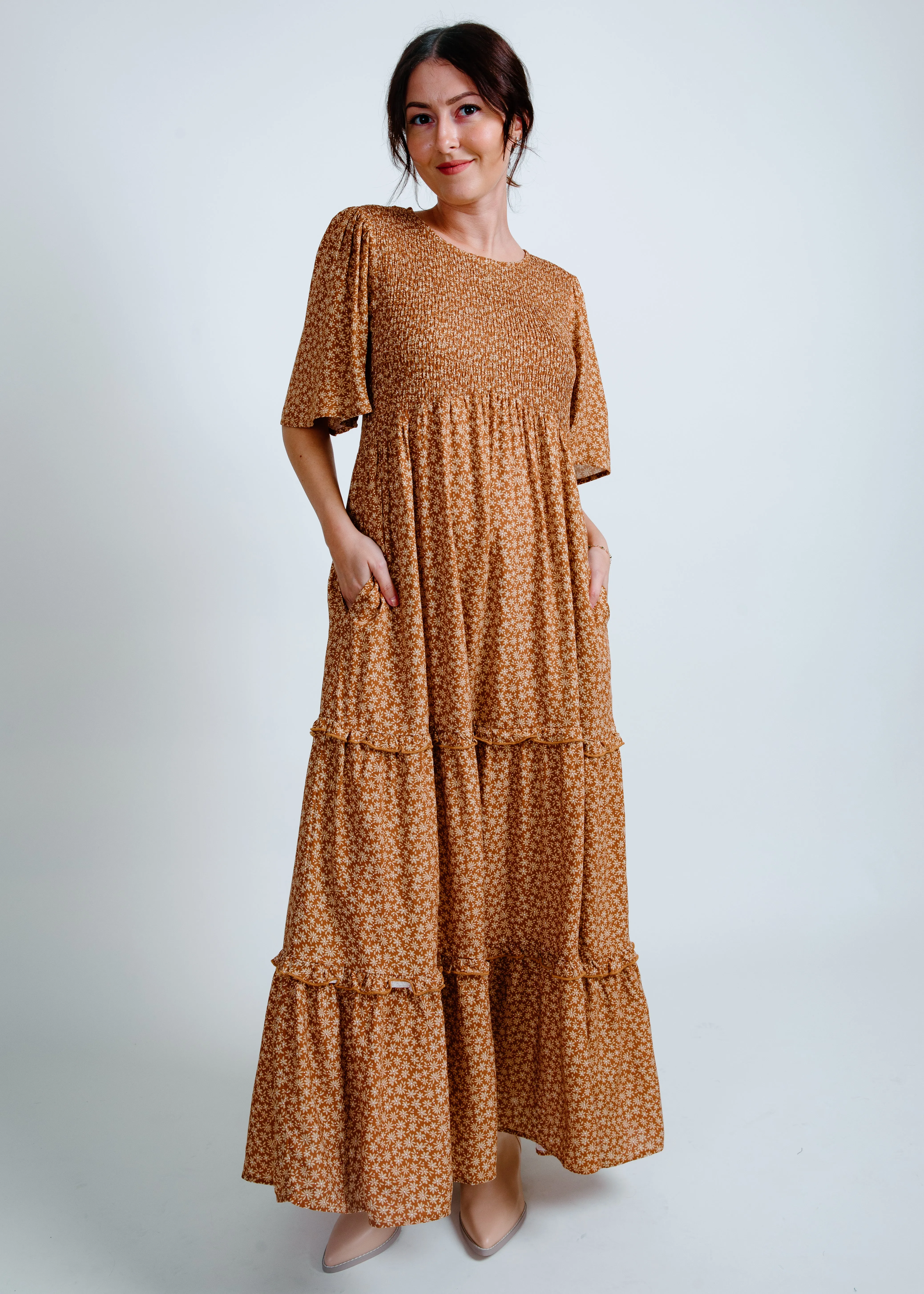 Fall Leaves Maxi Dress sold by Vinnie Louise product image thumbnail 5