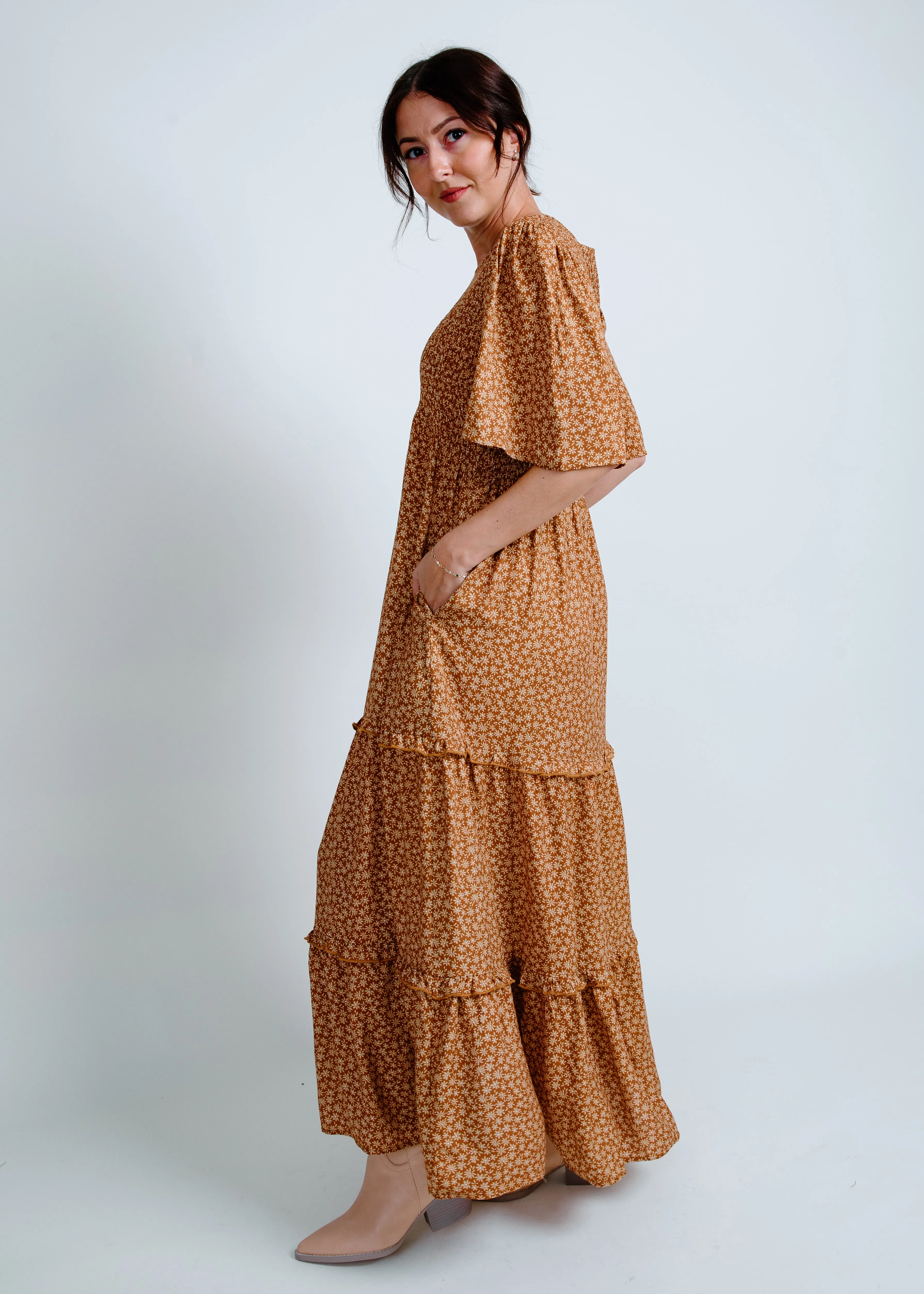 Fall Leaves Maxi Dress sold by Vinnie Louise product image thumbnail 2