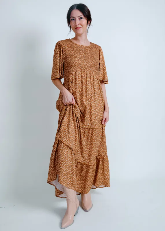 Fall Leaves Maxi Dress sold by Vinnie Louise