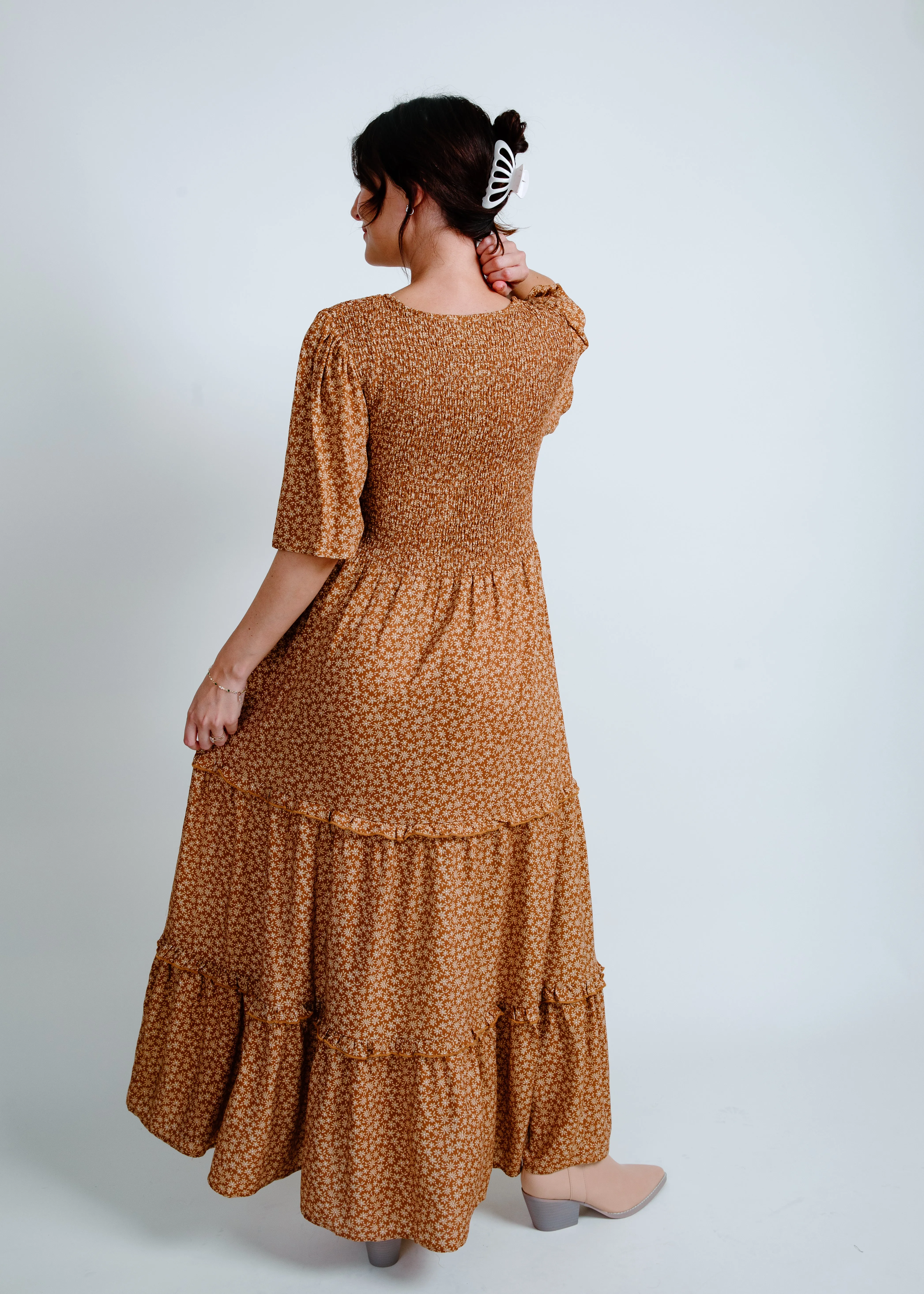 Fall Leaves Maxi Dress sold by Vinnie Louise product image thumbnail 3