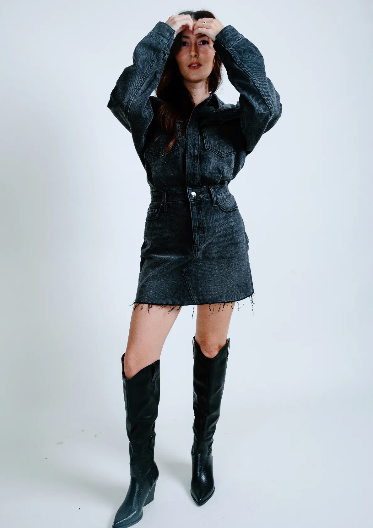 Nina Long Sleeve Mini Dress - Station sold by Vinnie Louise product image thumbnail 5