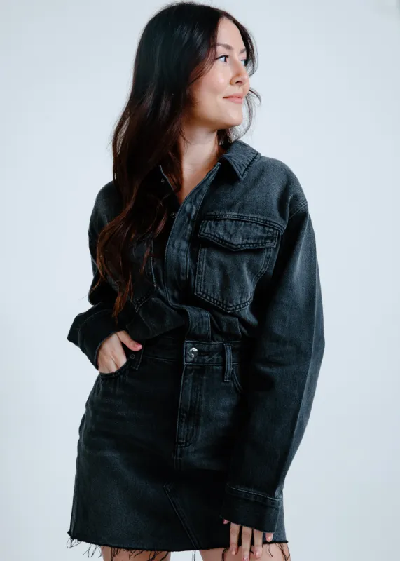 Nina Long Sleeve Mini Dress - Station sold by Vinnie Louise