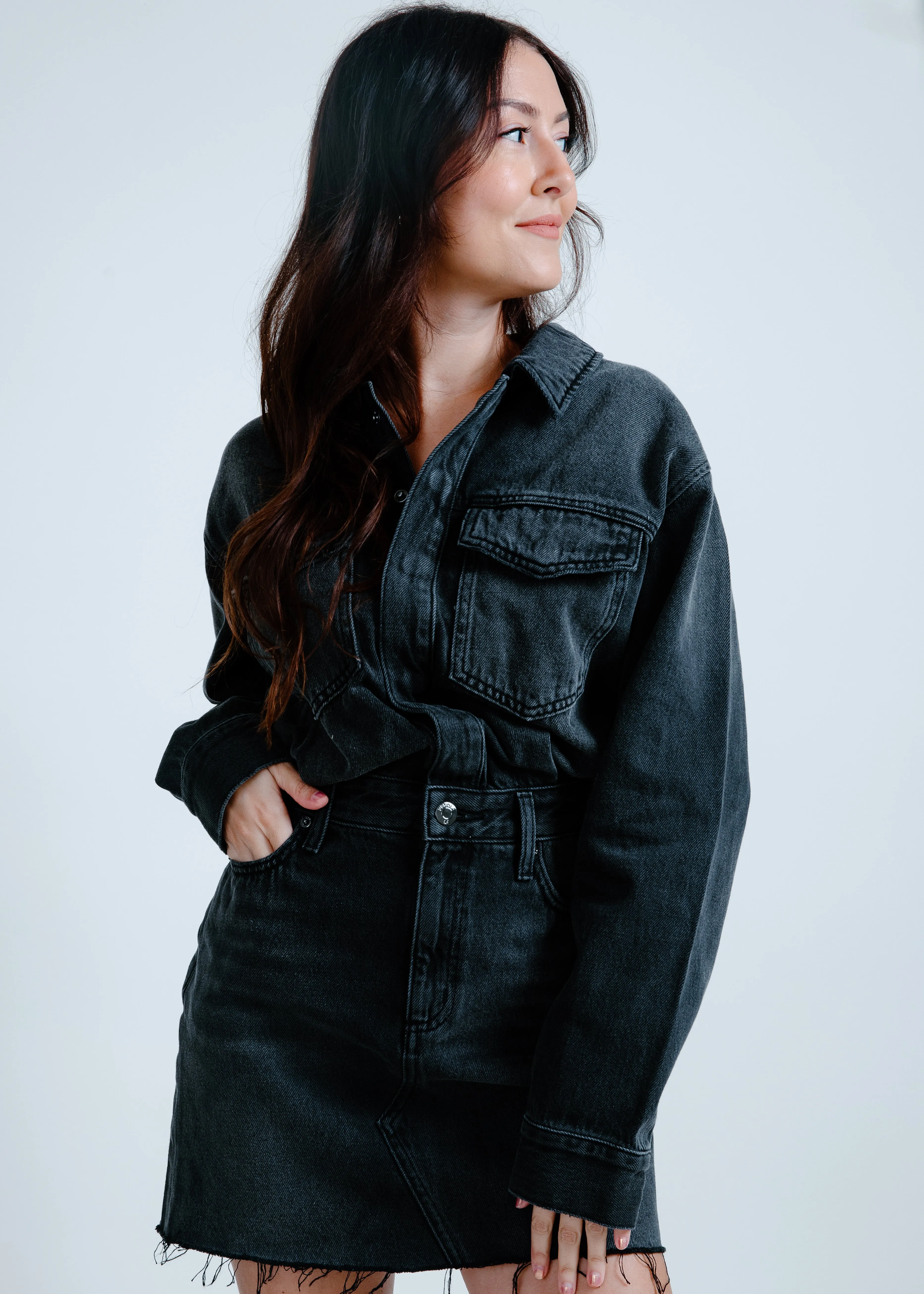 Nina Long Sleeve Mini Dress - Station sold by Vinnie Louise