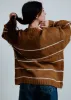Carlen Sweater - Caramel Stripe sold by Vinnie Louise