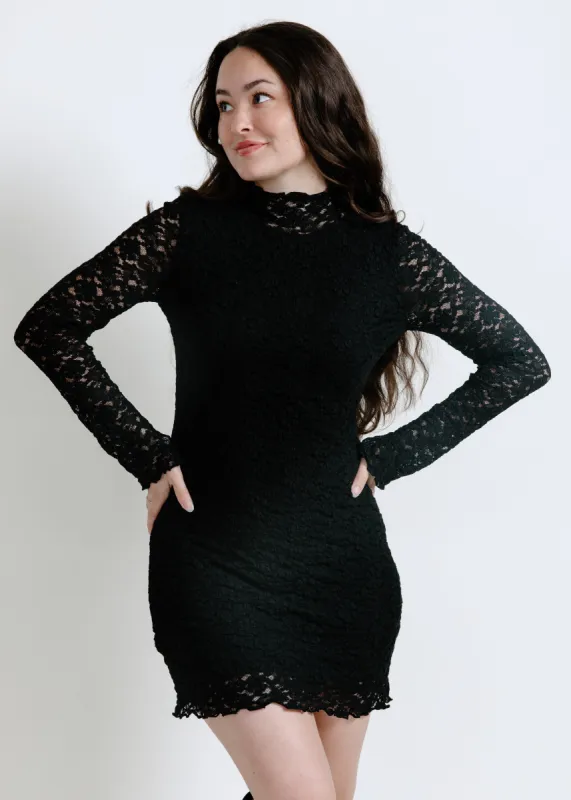 Aria Long Sleeve Mini Dress sold by Vinnie Louise