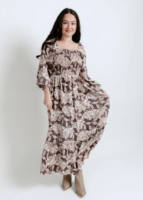 Luna Long Sleeve Midi Dress sold by Vinnie Louise