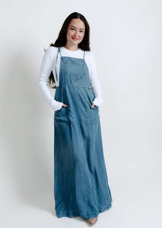 Daisy Tie Shoulder Maxi Dress sold by Vinnie Louise