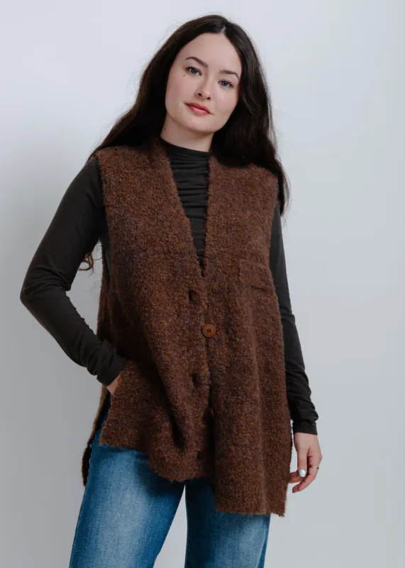 Teddy Oversized Sweater Vest sold by Vinnie Louise