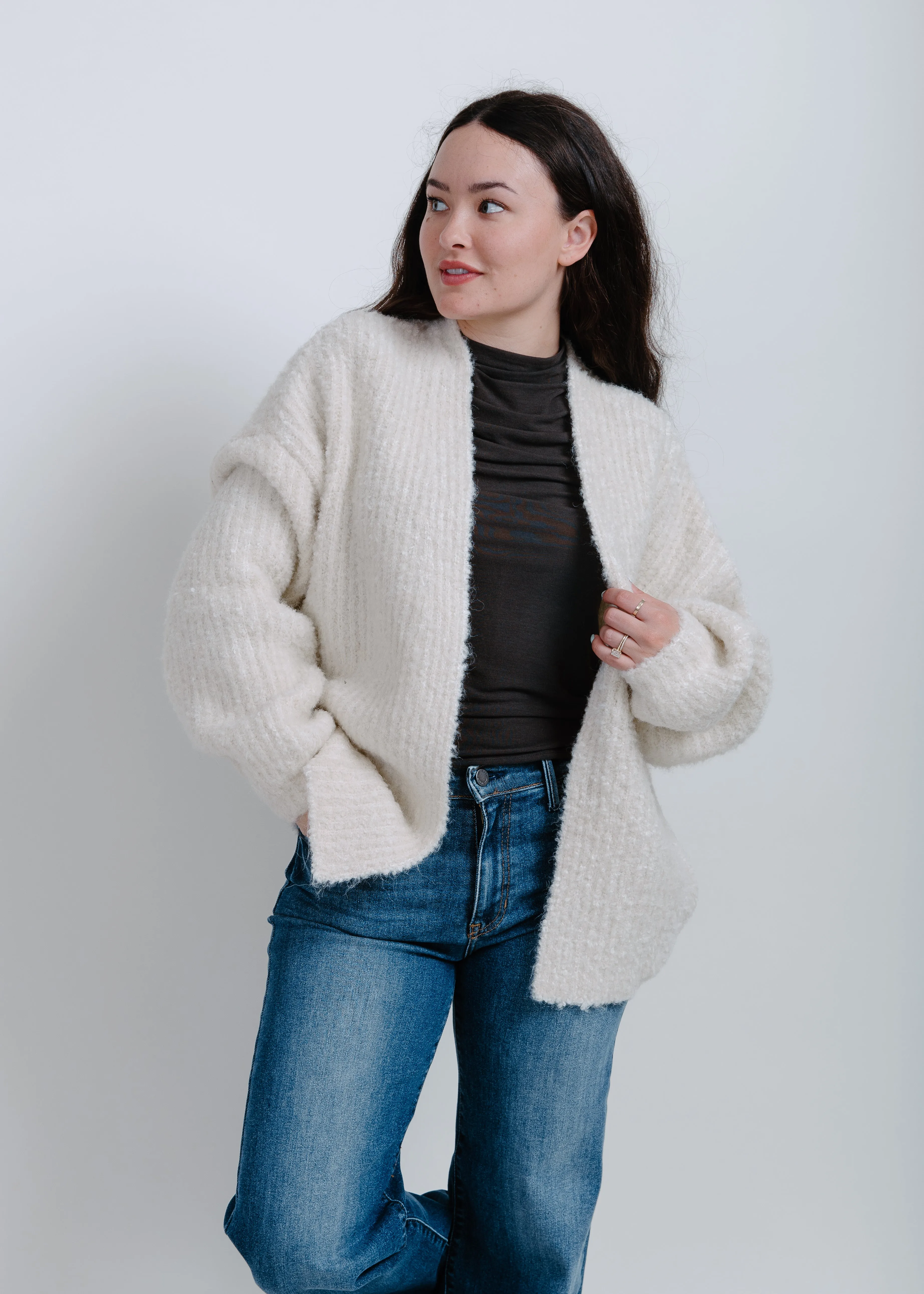 Rainy Nights Cardigan - Cream sold by Vinnie Louise product image thumbnail 4