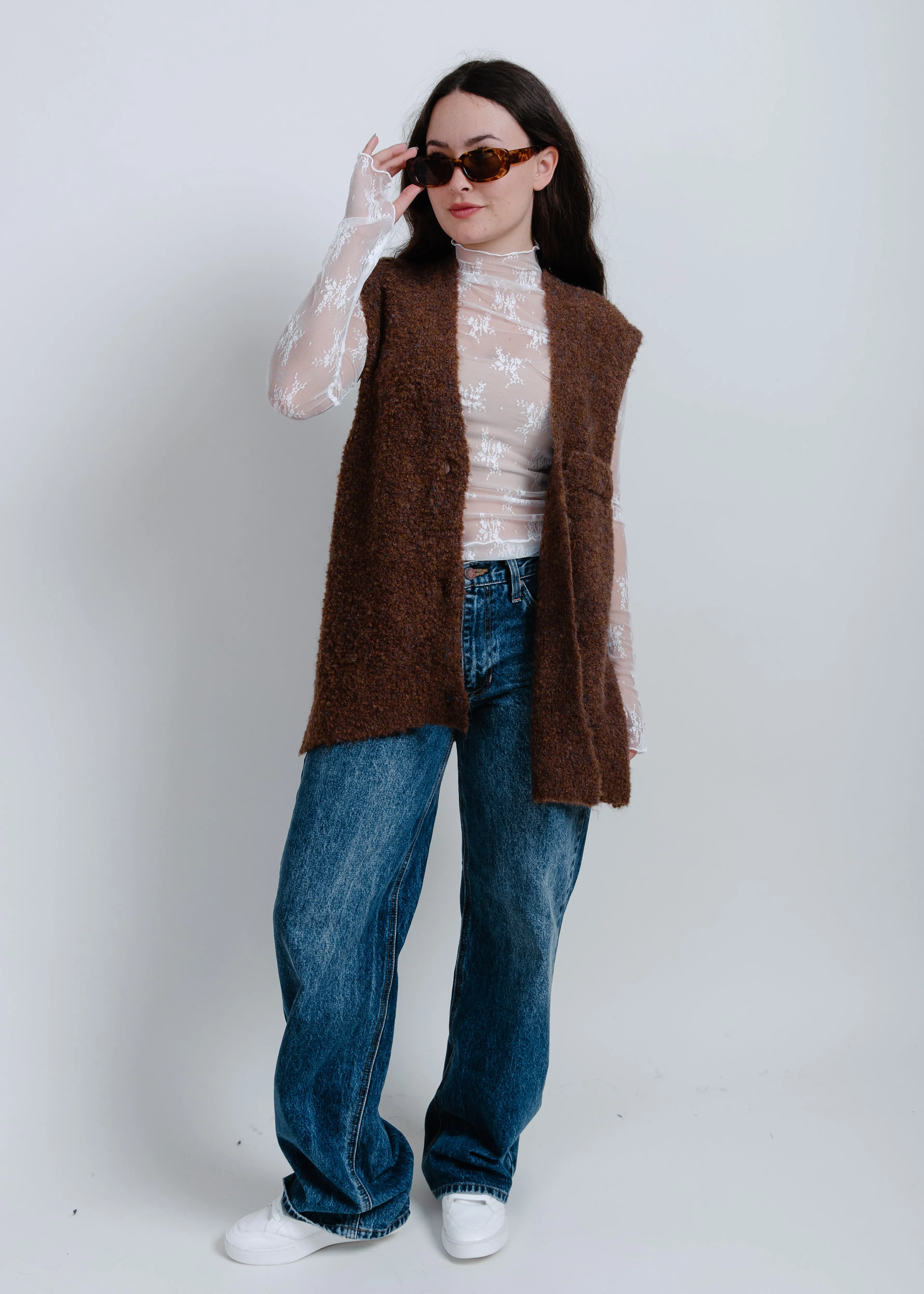 Liana Lace Top - White sold by Vinnie Louise product image thumbnail 3