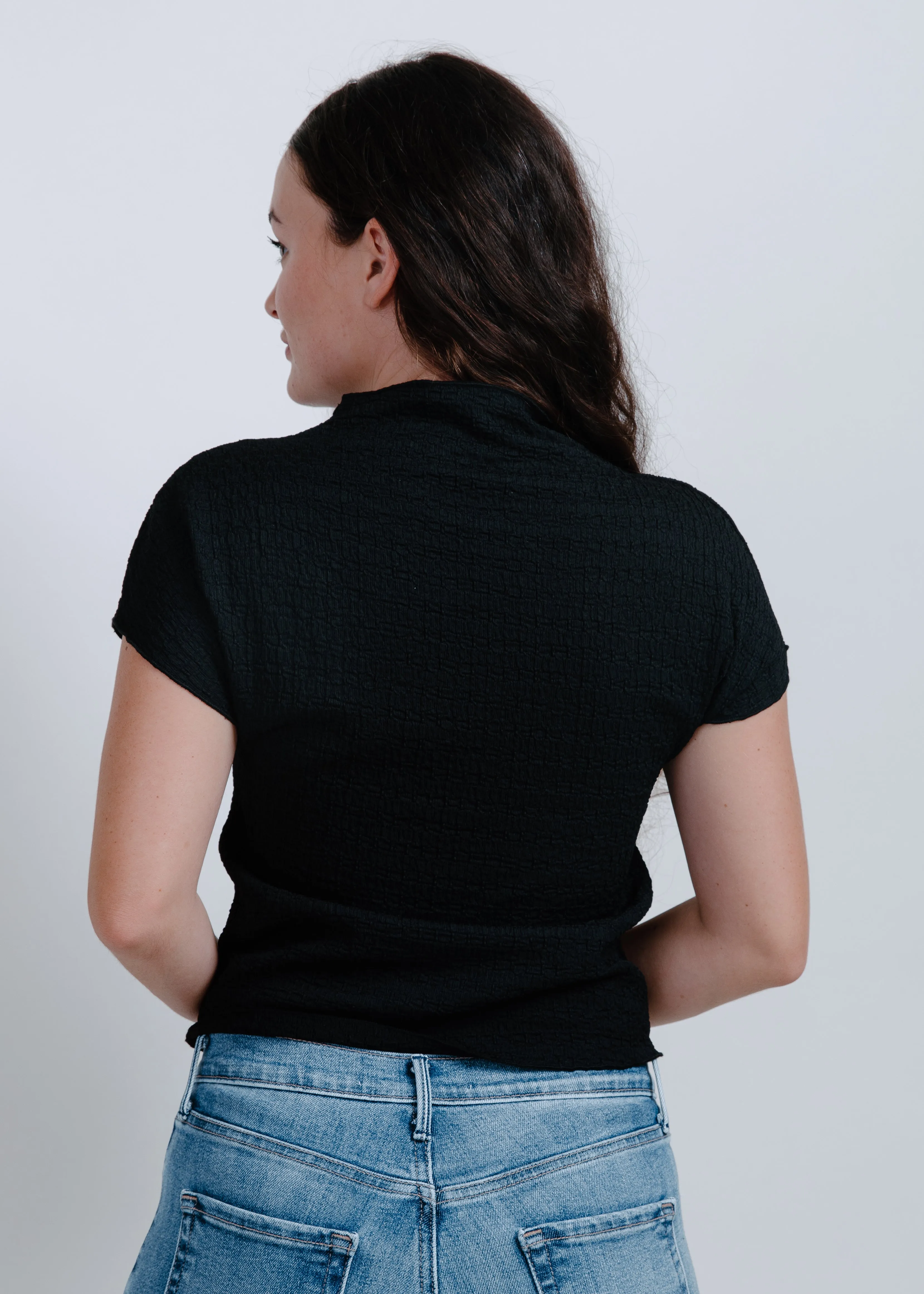 Rylee Mock Neck Top - Black sold by Vinnie Louise product image thumbnail 3