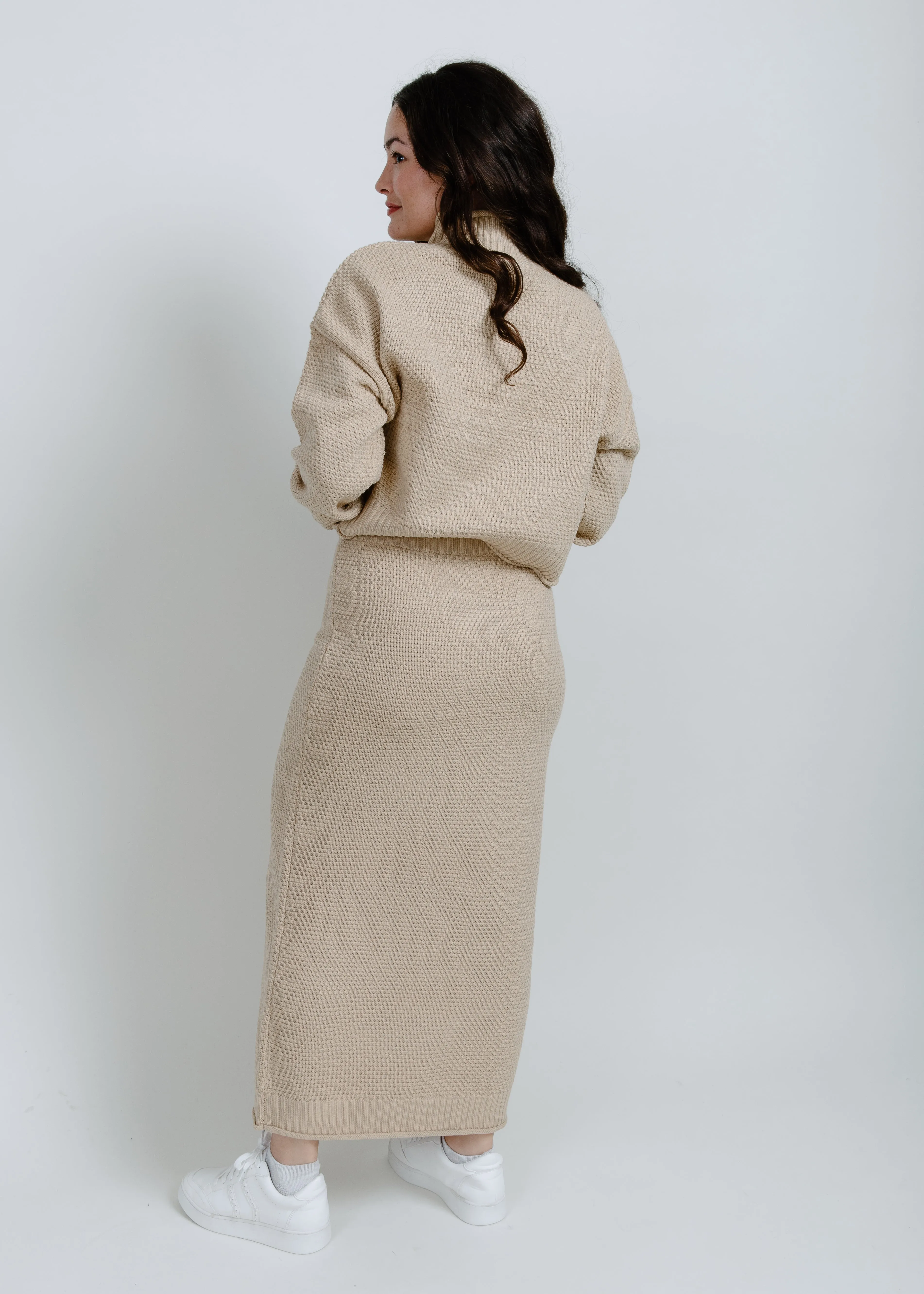 Alice Knit Skirt Set - Taupe sold by Vinnie Louise product image thumbnail 3