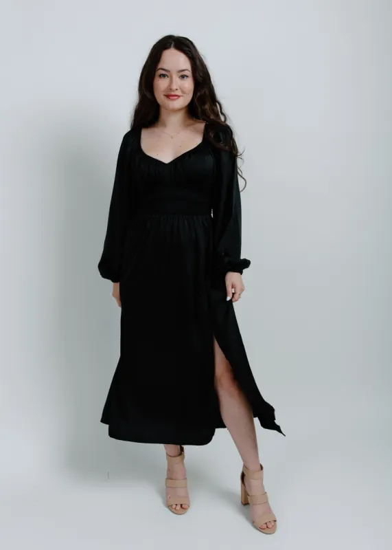 Nala Satin Midi Dress sold by Vinnie Louise