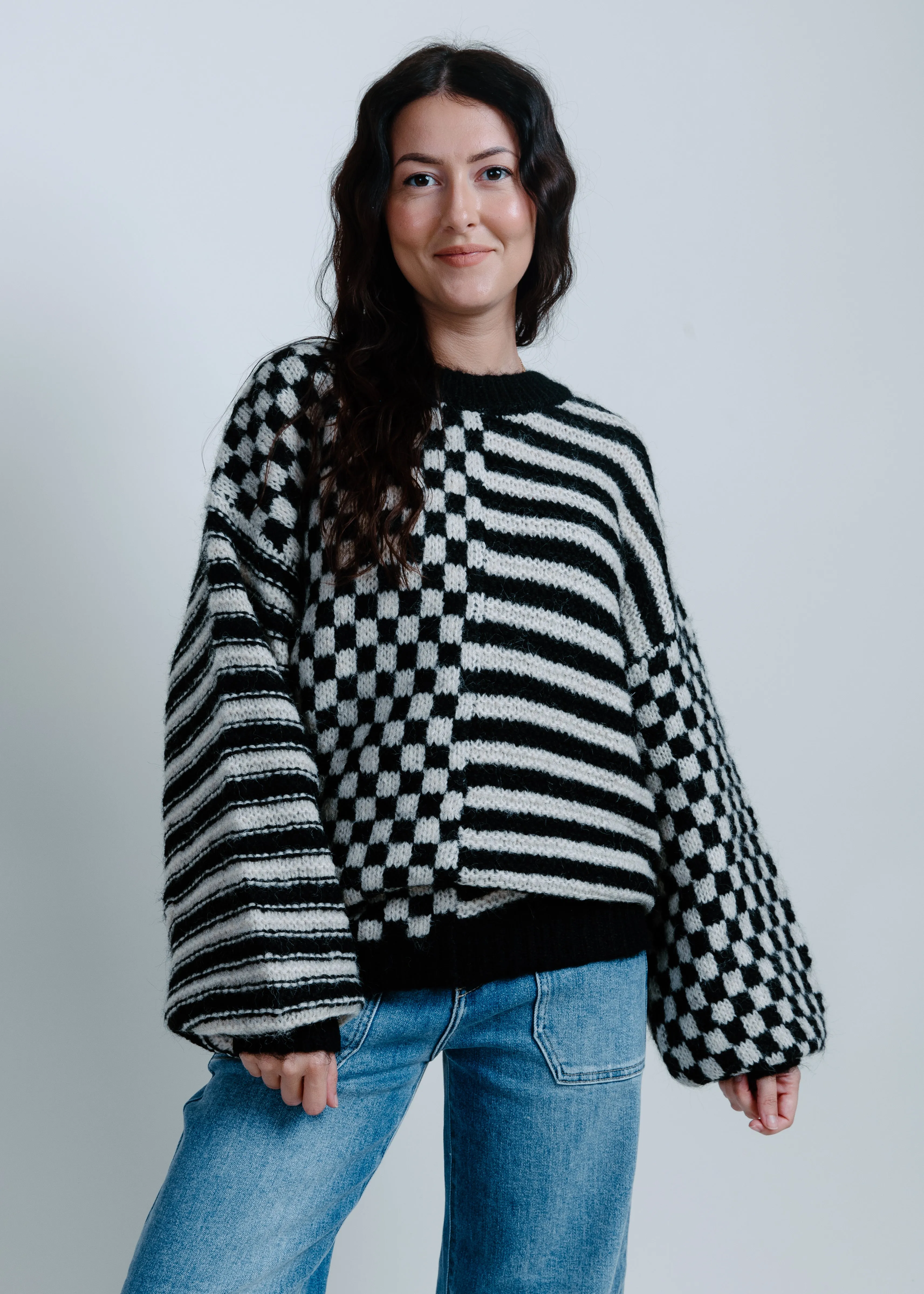 Eden Checkered Sweater sold by Vinnie Louise product image thumbnail 5