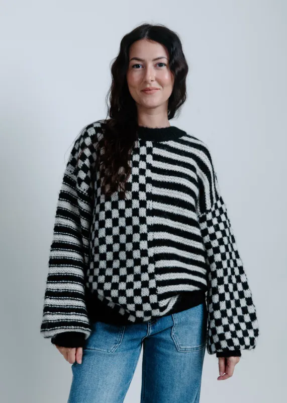 Eden Checkered Sweater sold by Vinnie Louise