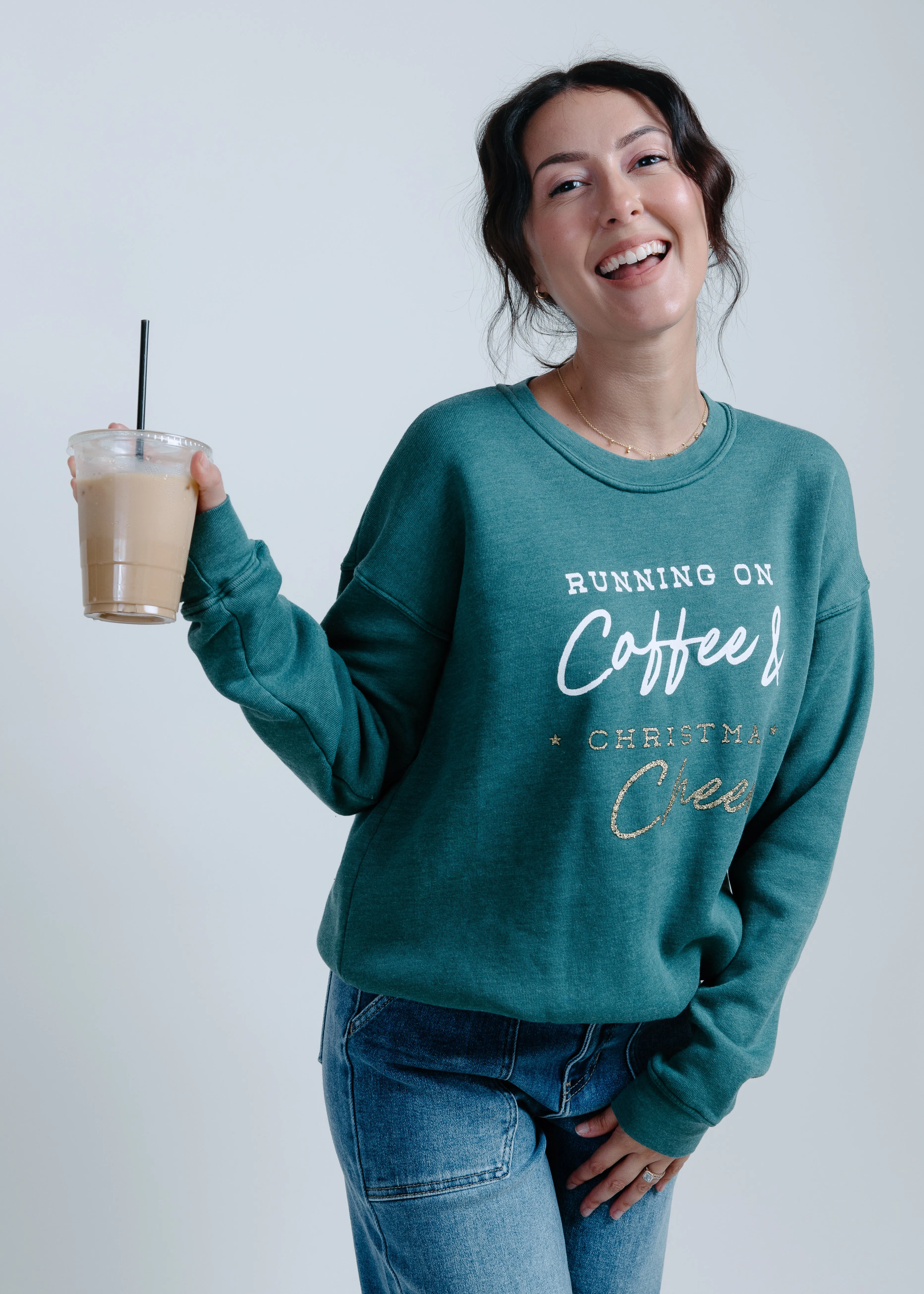 Christmas Cheer Crewneck sold by Vinnie Louise product image thumbnail 4