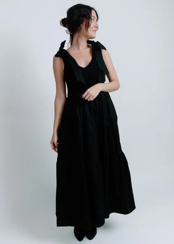 Carson Midi Dress - Black sold by Vinnie Louise