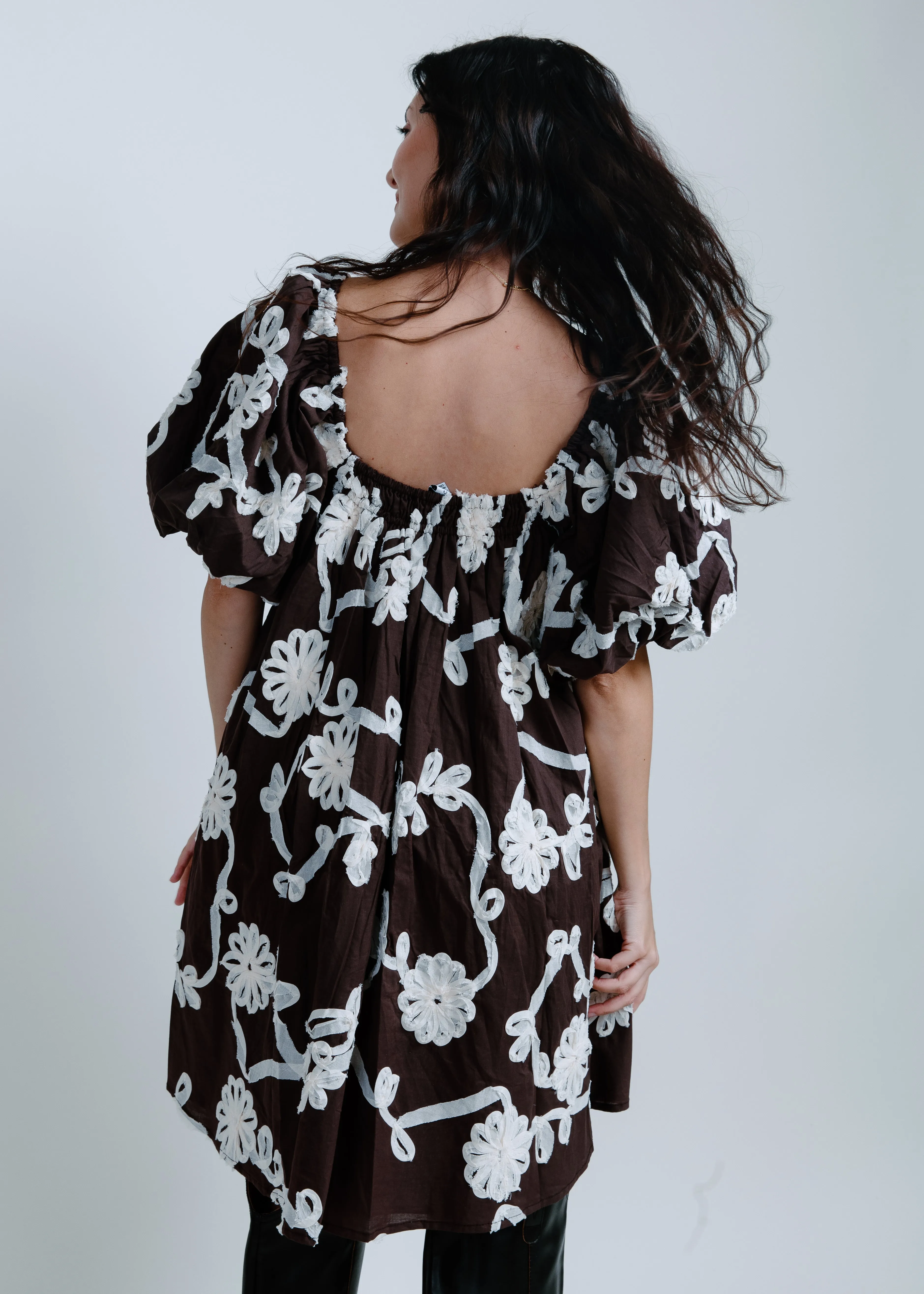 Leigh Mini Dress - Brown sold by Vinnie Louise product image thumbnail 3