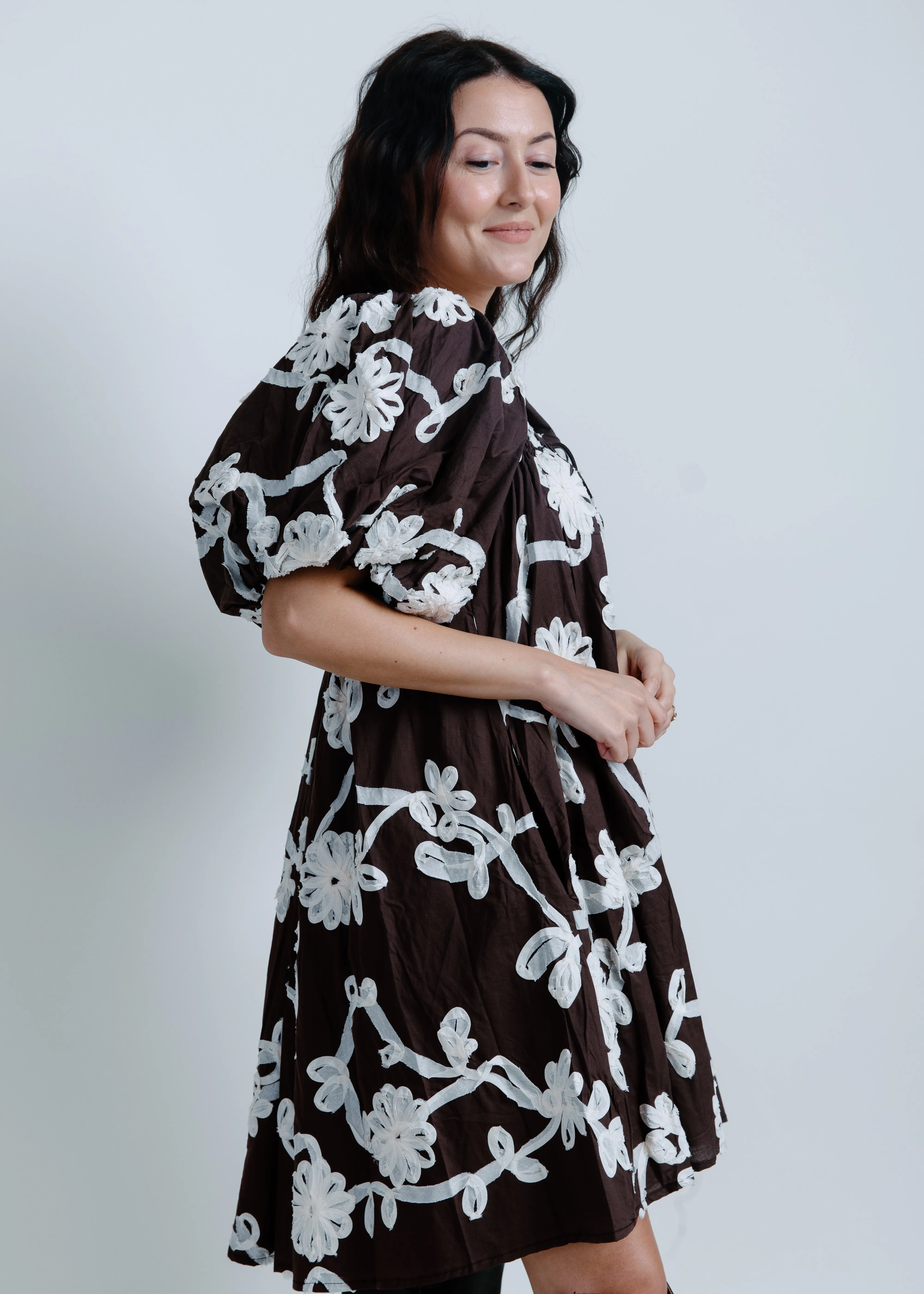 Leigh Mini Dress - Brown sold by Vinnie Louise product image thumbnail 2