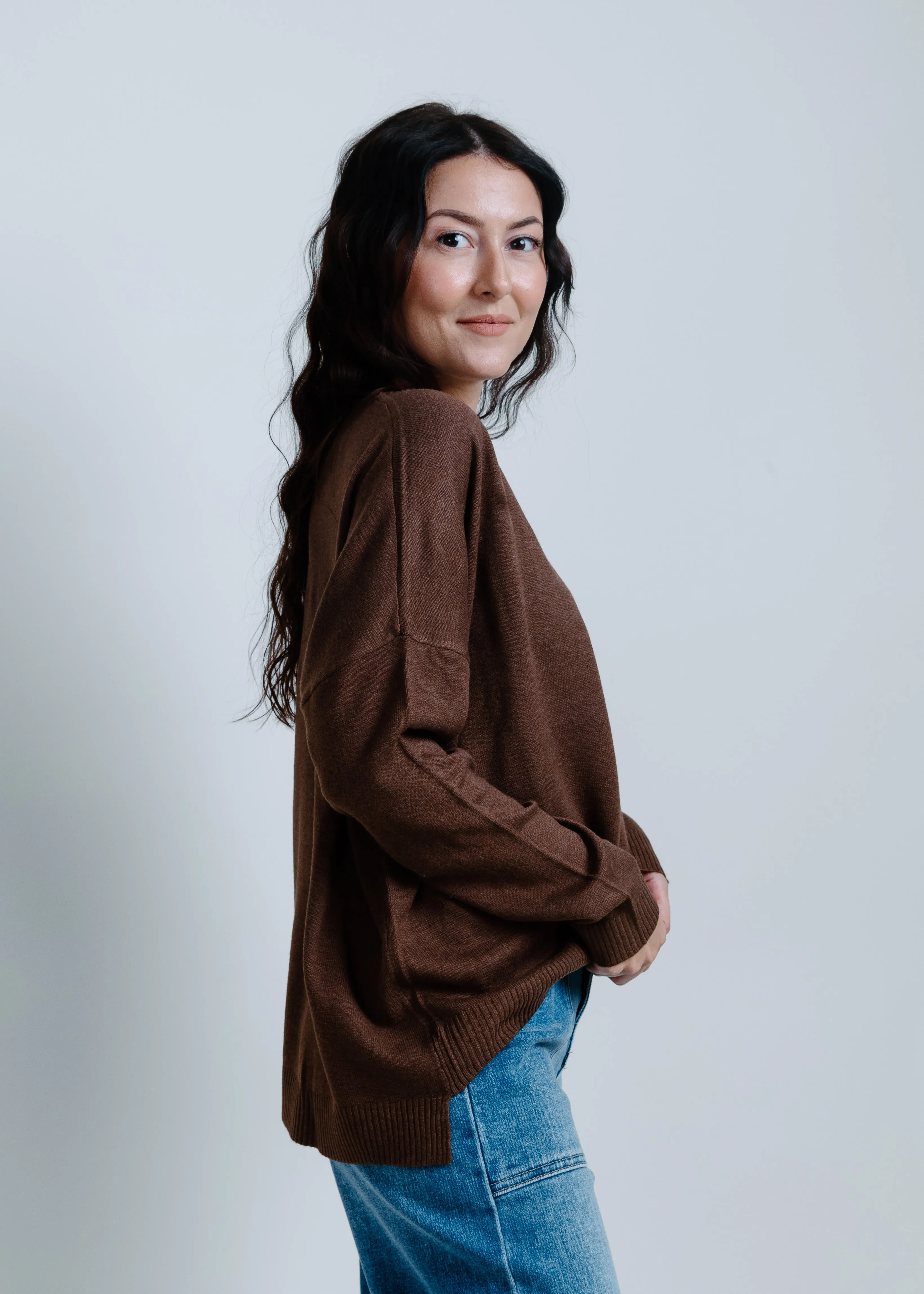 Rosie Sweater - Brown sold by Vinnie Louise product image thumbnail 2