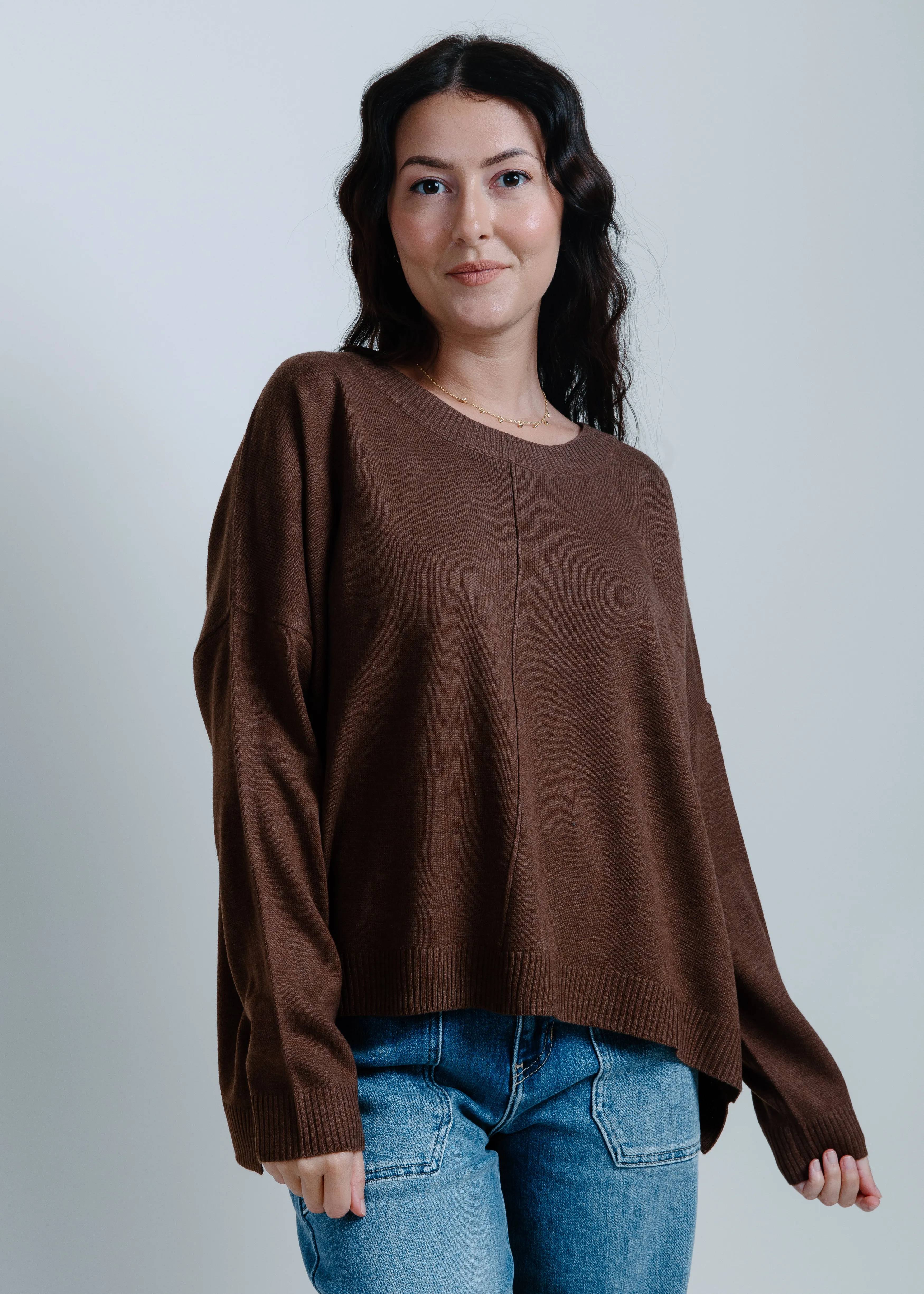 Rosie Sweater - Brown sold by Vinnie Louise