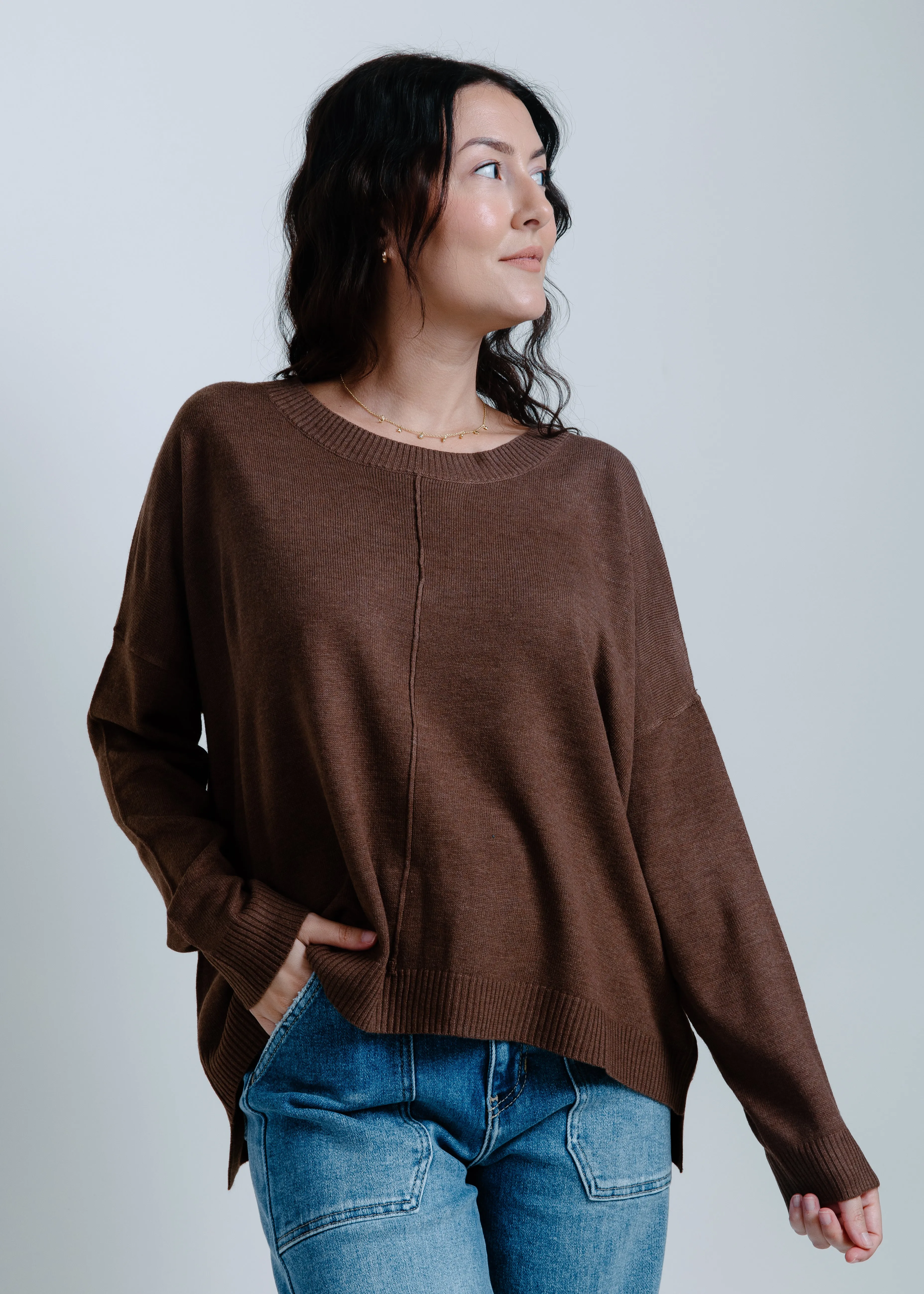 Rosie Sweater - Brown sold by Vinnie Louise product image thumbnail 4
