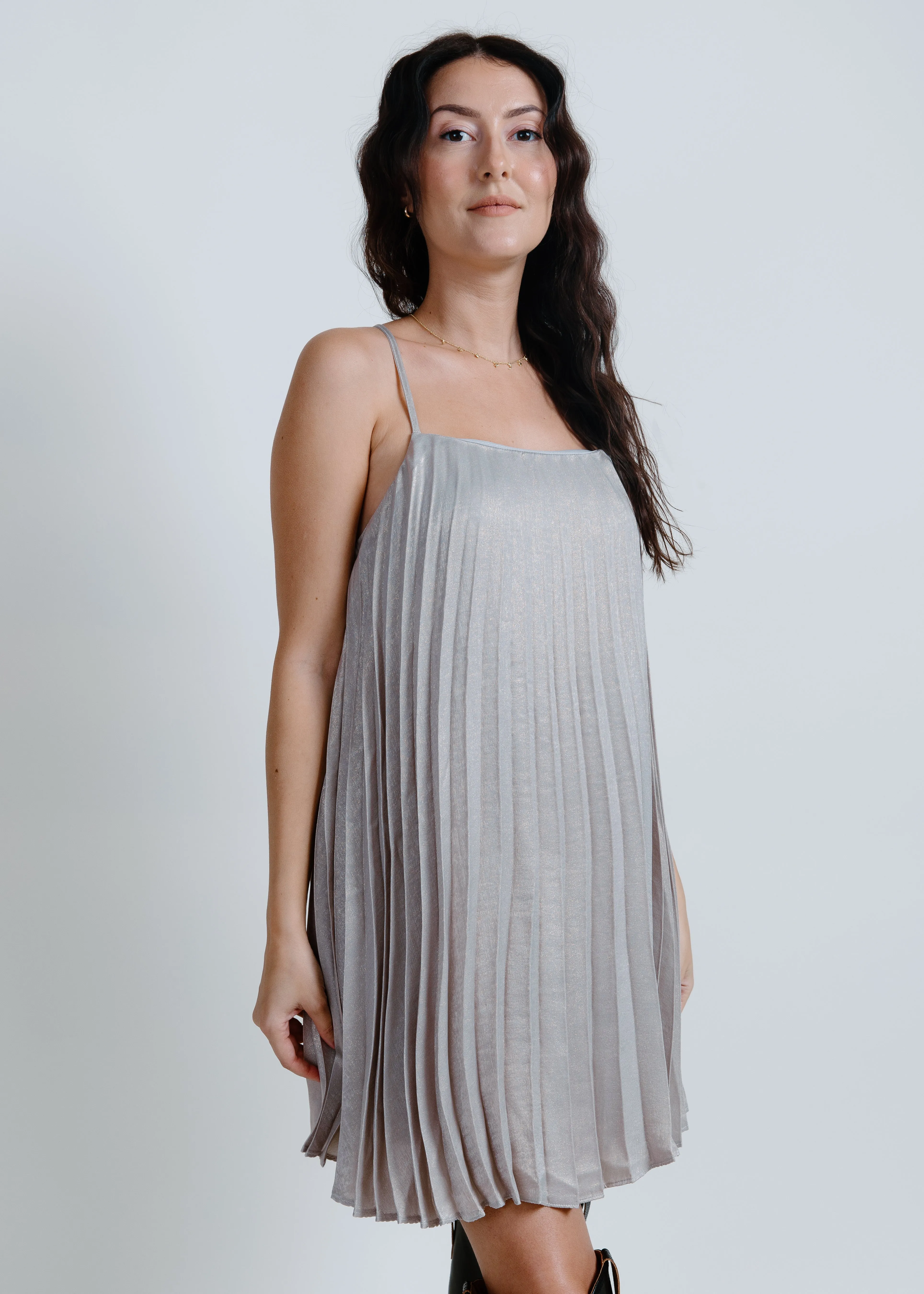 Charlie Pleated Mini Dress sold by Vinnie Louise product image thumbnail 4