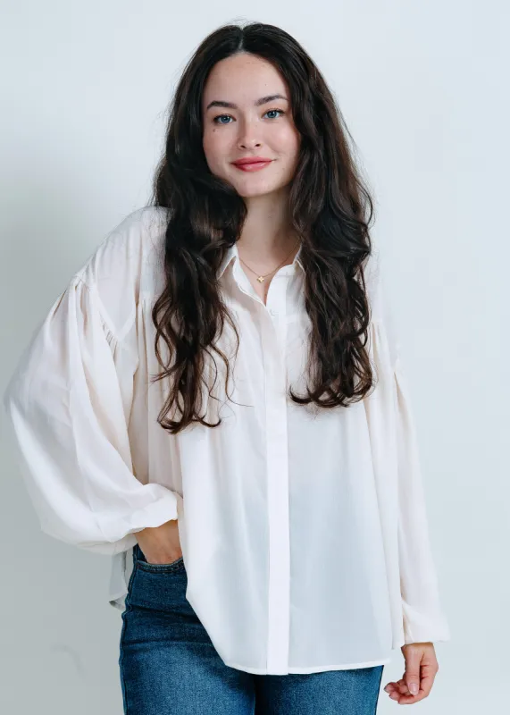 Billie Blouse - Cream sold by Vinnie Louise