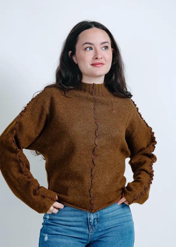 Scarlett Sweater - Brown sold by Vinnie Louise