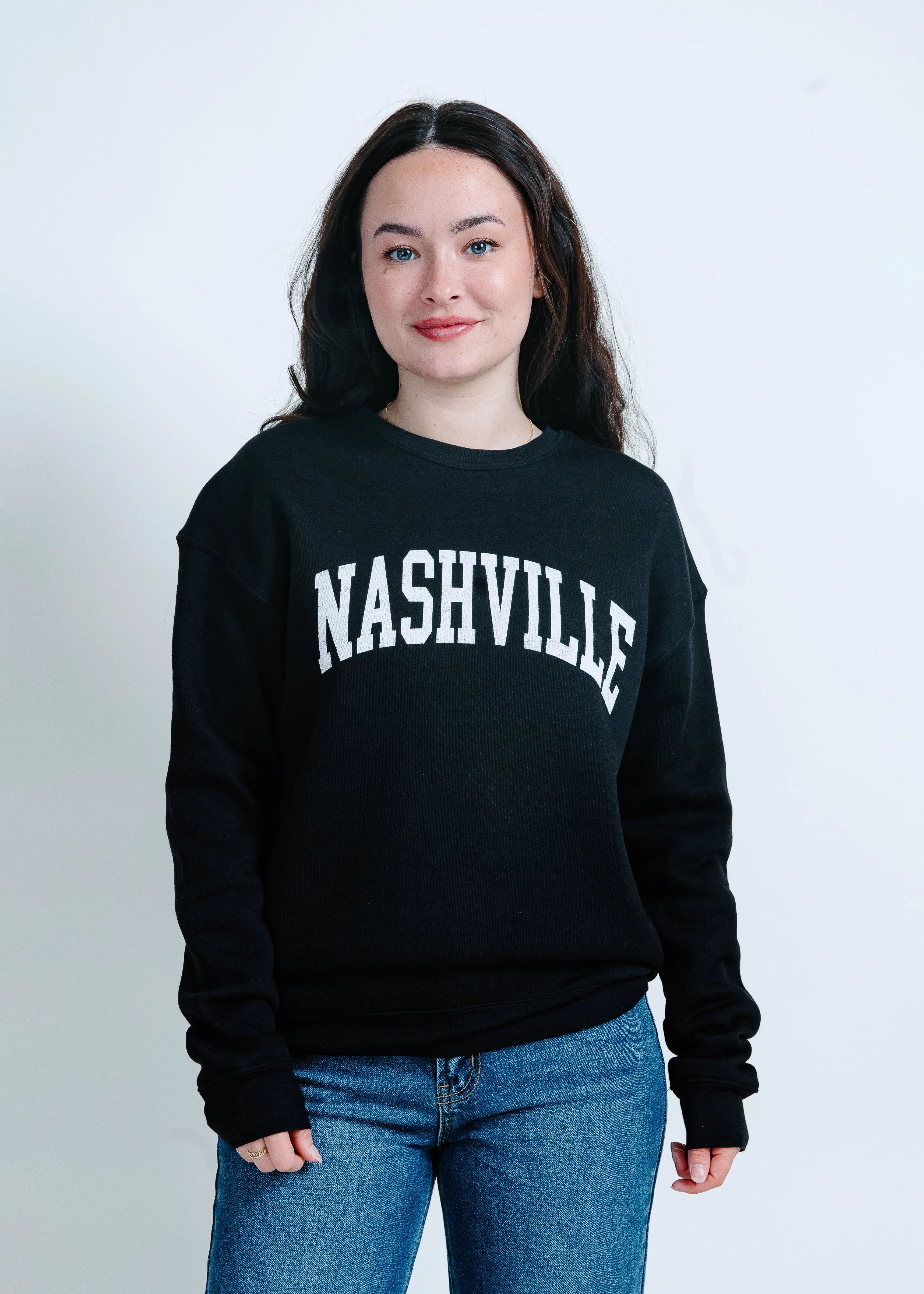 Nashville Graphic Crewneck - Black sold by Vinnie Louise product image thumbnail 5