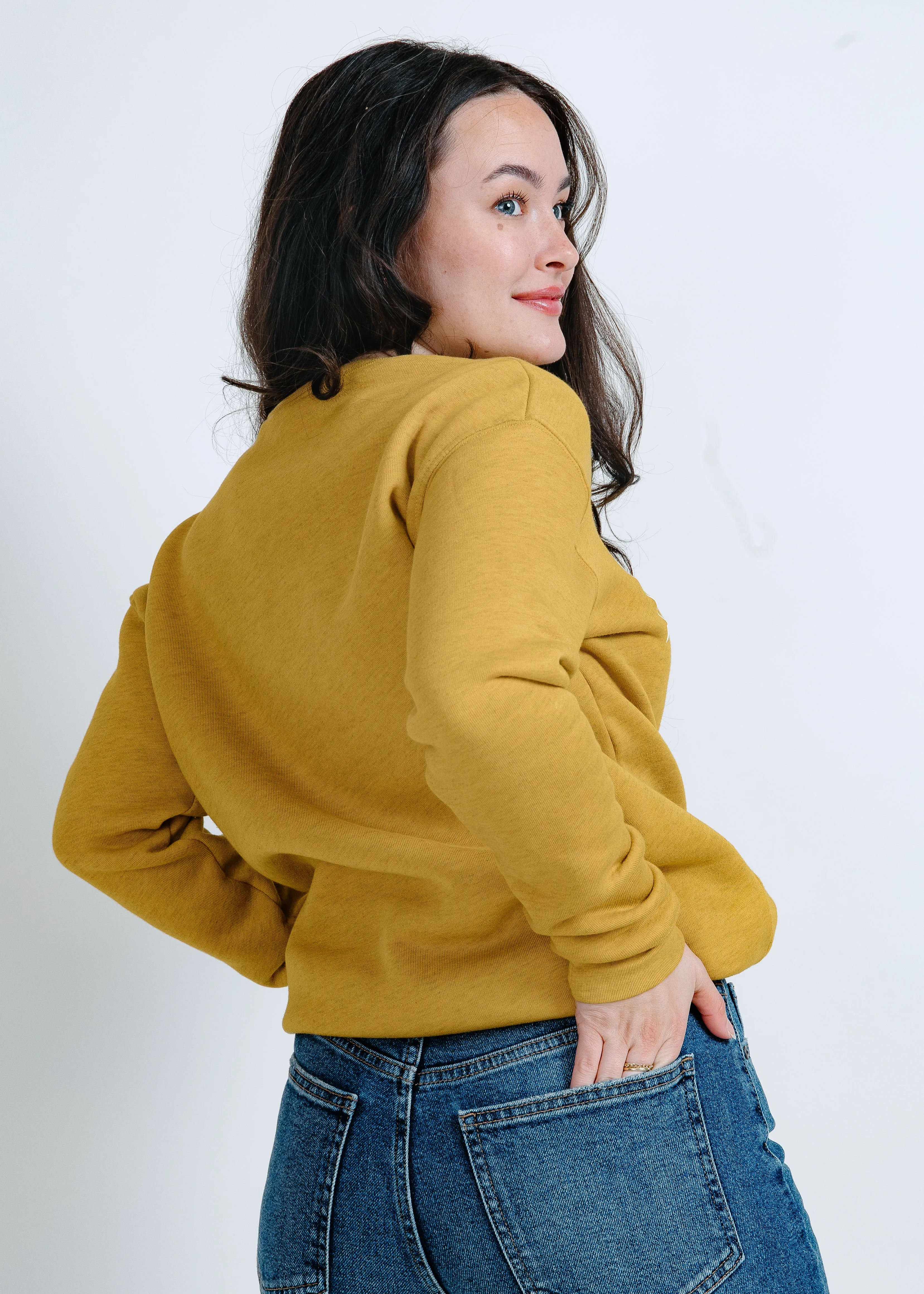 Nashville Graphic Crewneck - Mustard sold by Vinnie Louise product image thumbnail 3