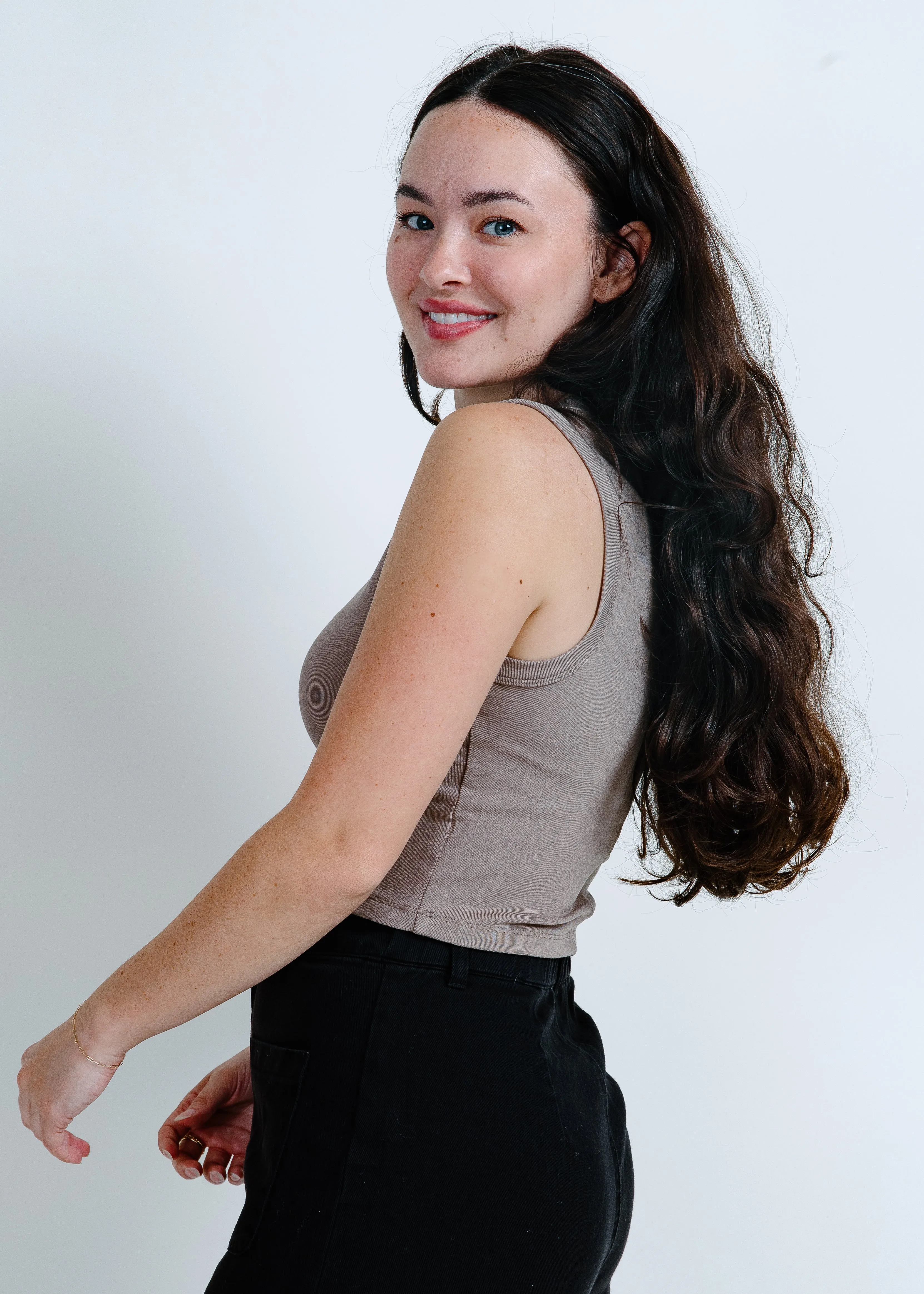 Ellen Tank- Taupe sold by Vinnie Louise product image thumbnail 2