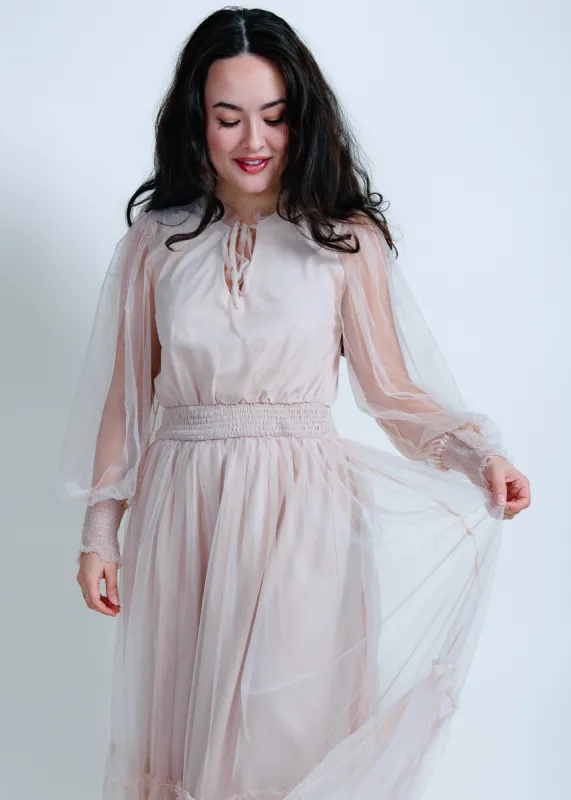 Romance Sheer Midi Dress sold by Vinnie Louise