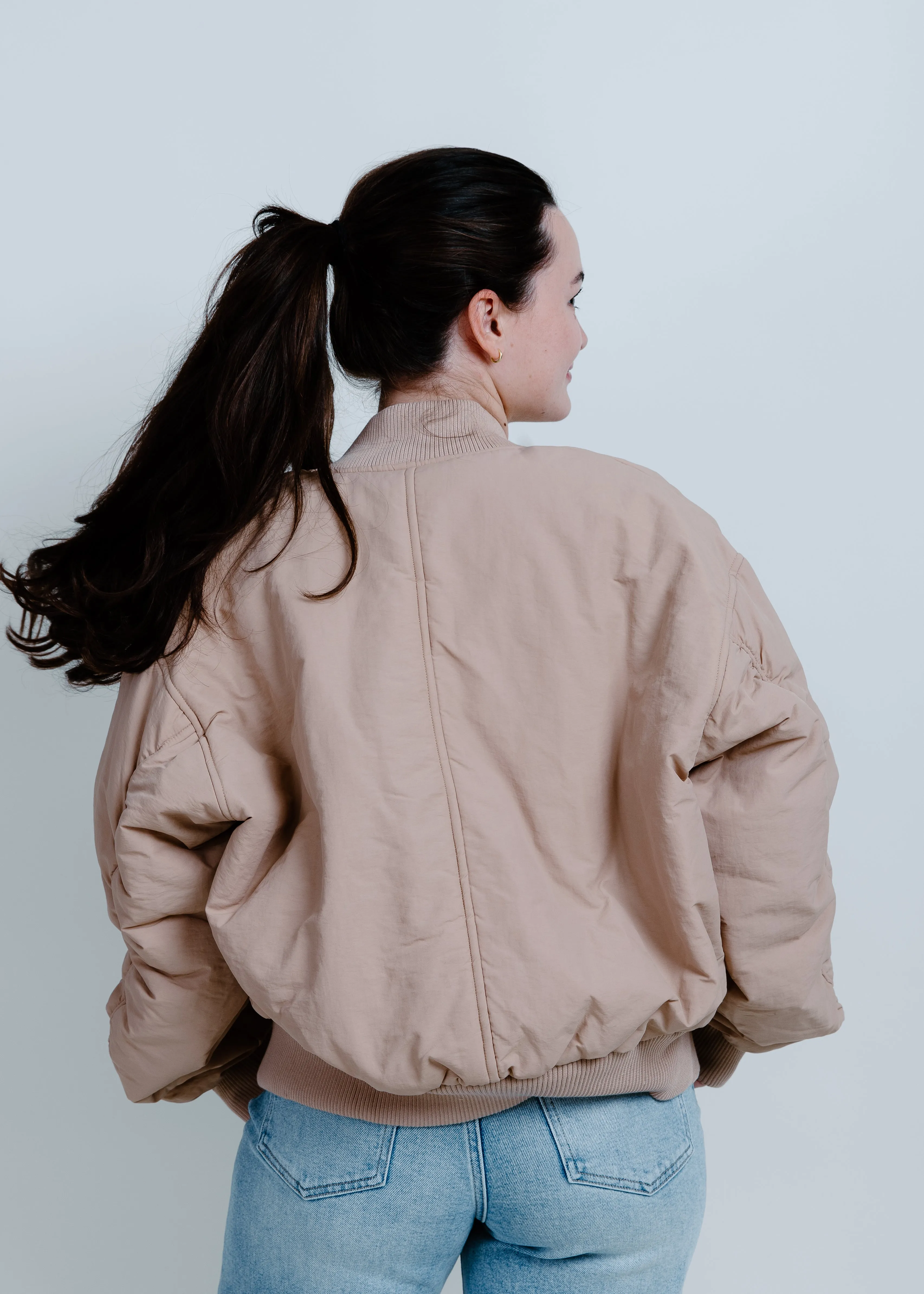 Harper Puffer Jacket - Beige sold by Vinnie Louise product image thumbnail 5