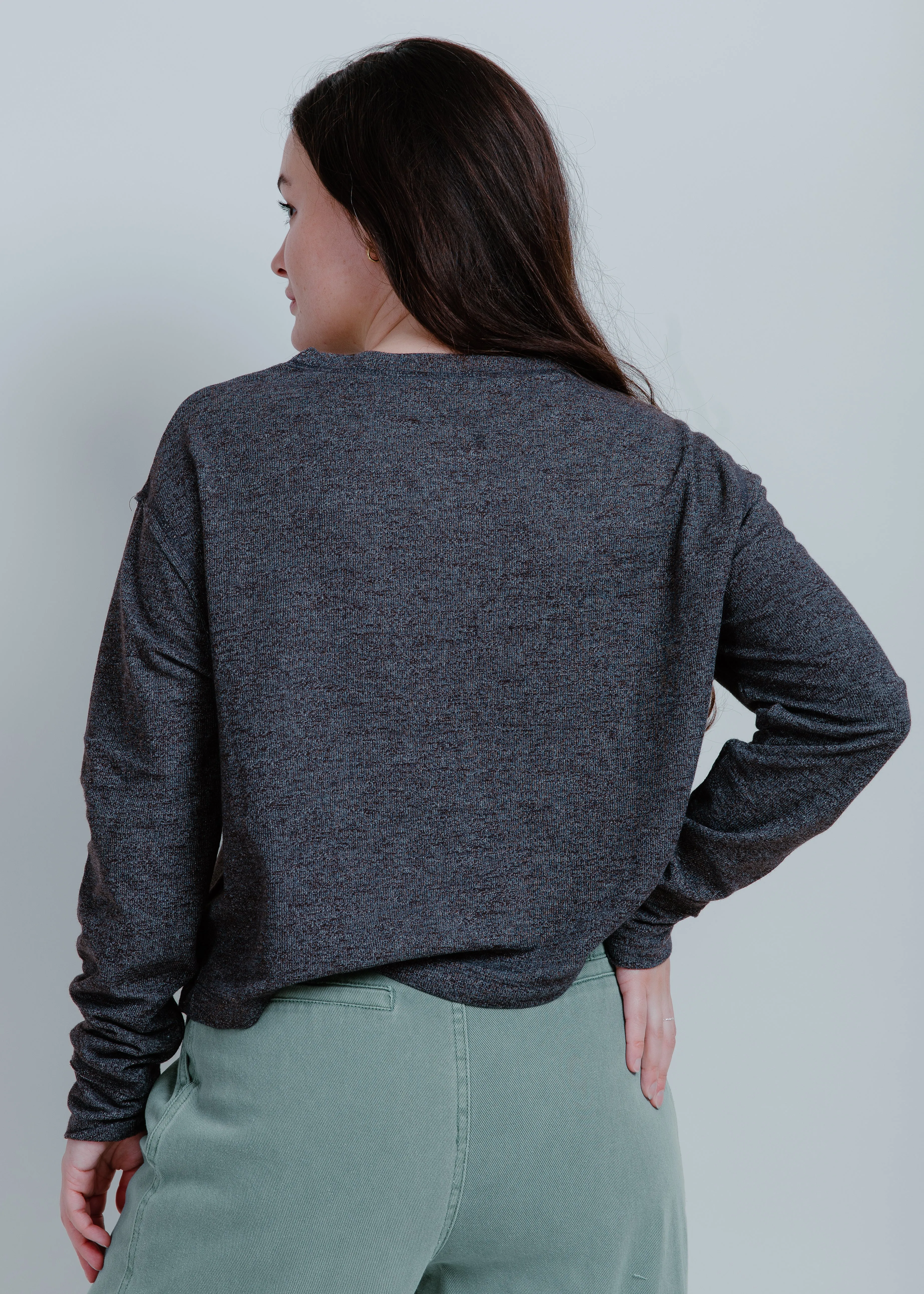 Marley Crewneck - Charcoal sold by Vinnie Louise product image thumbnail 4