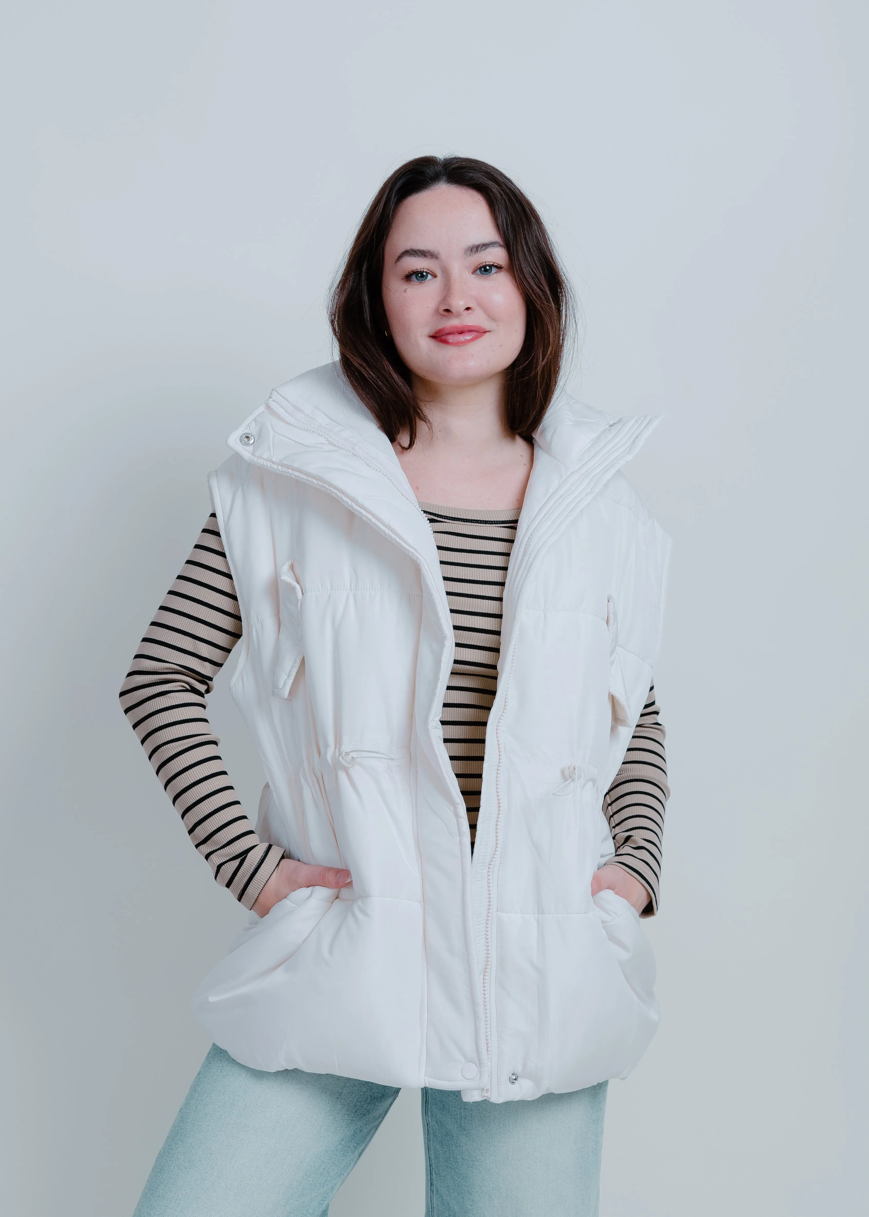 Demi Oversized Puffer Vest sold by Vinnie Louise product image thumbnail 4