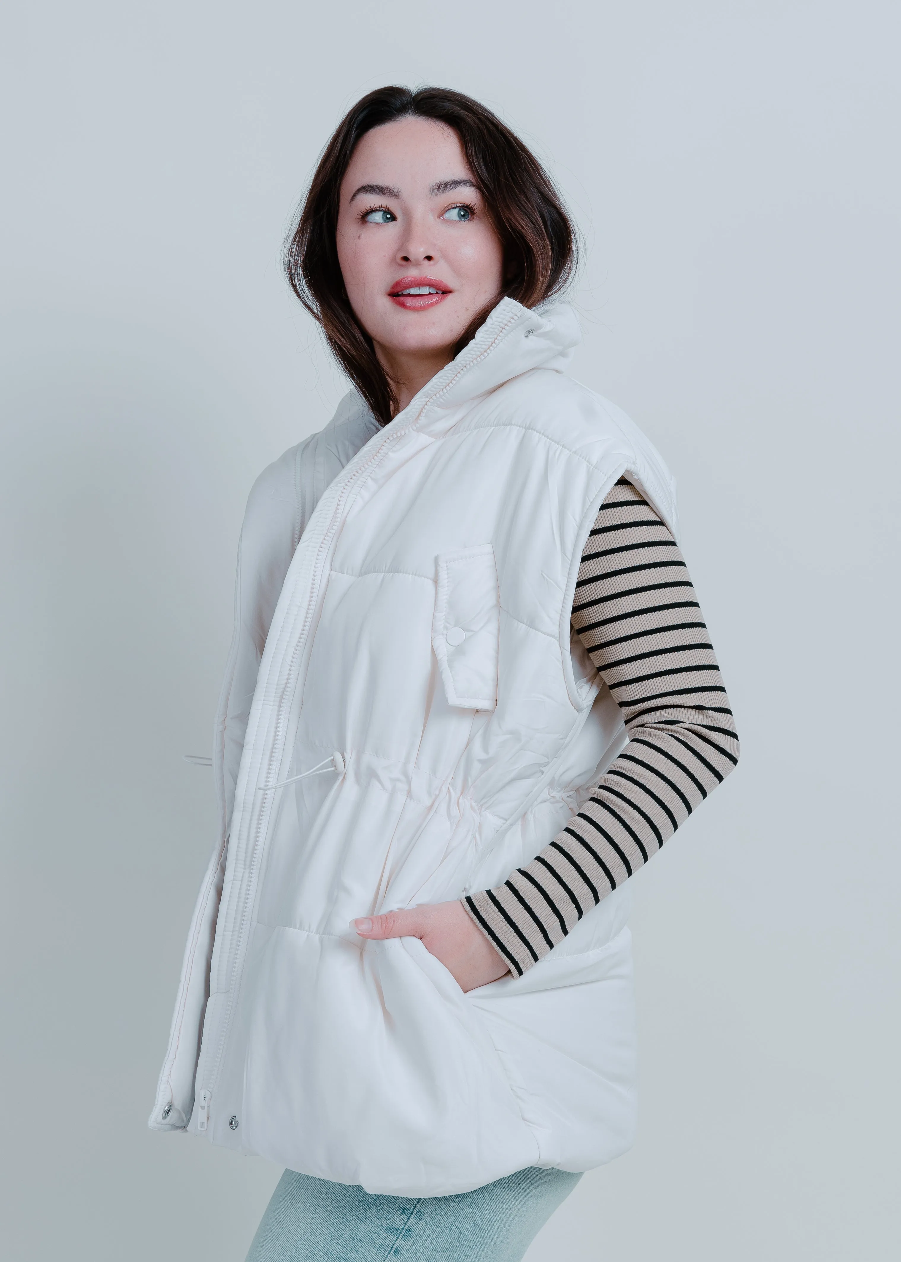 Demi Oversized Puffer Vest sold by Vinnie Louise product image thumbnail 2