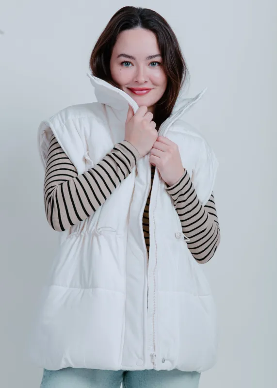 Demi Oversized Puffer Vest sold by Vinnie Louise