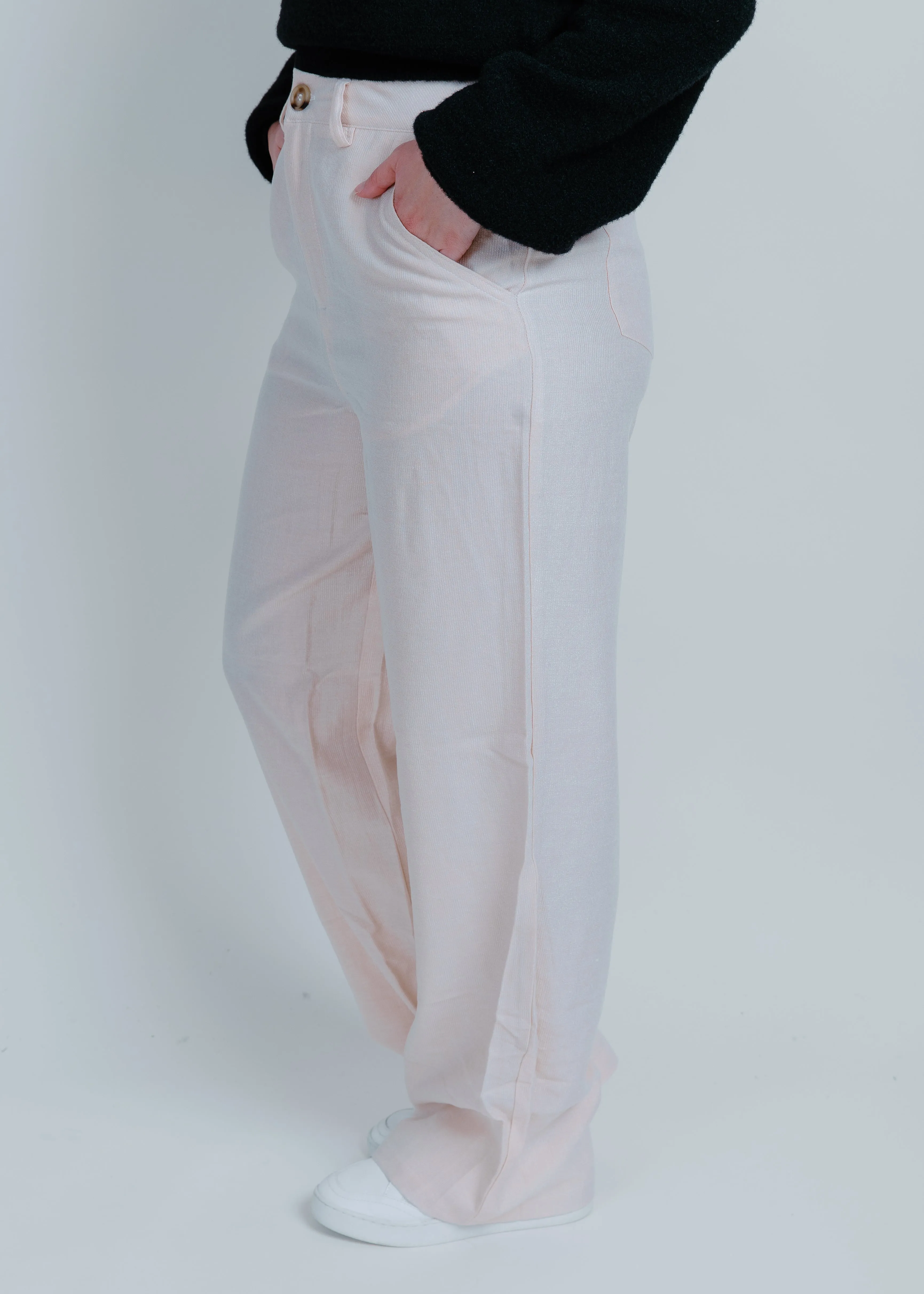 Evelyn Corduroy Pants - Cream sold by Vinnie Louise product image thumbnail 2